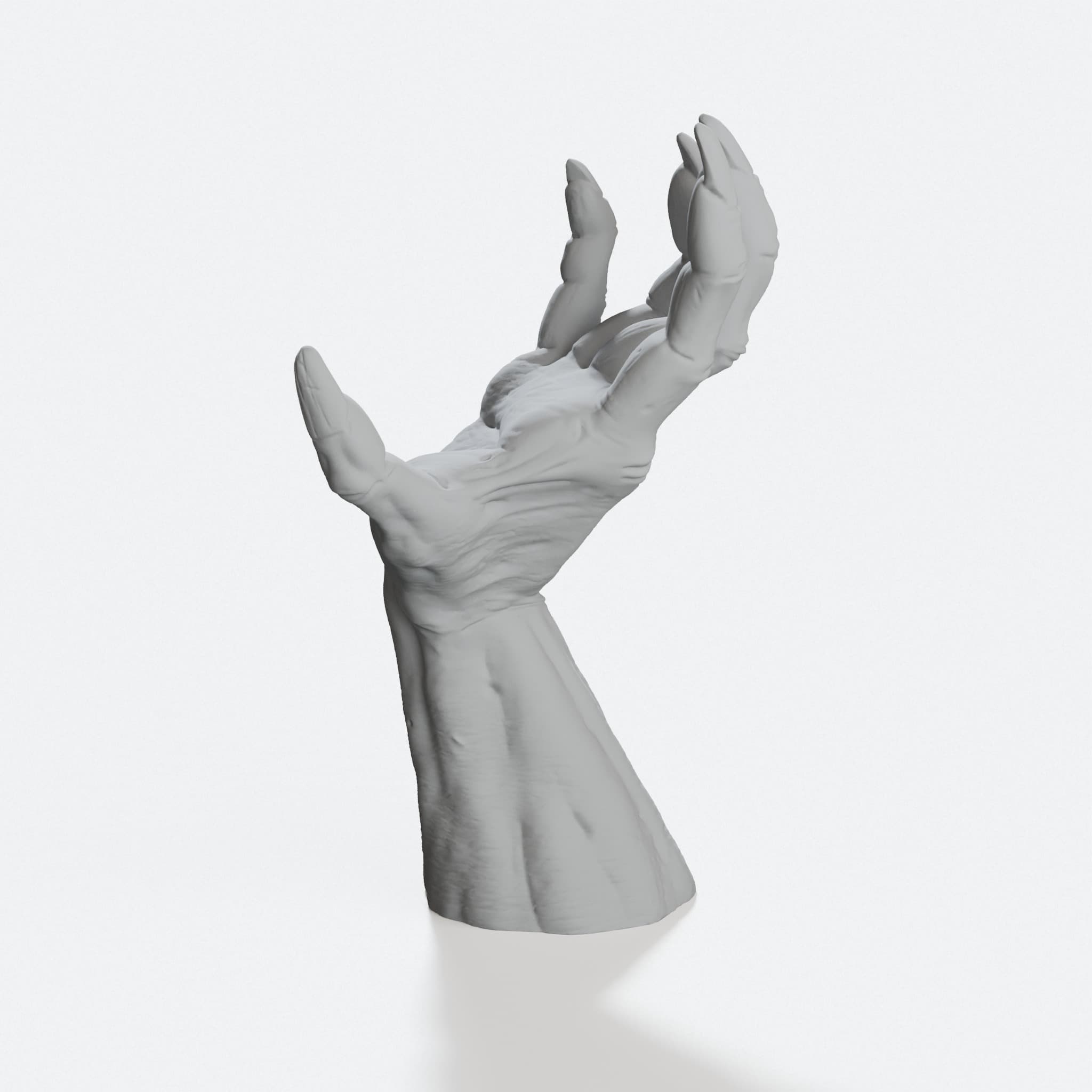Devilman Hand 3D Printed Home Decor Claw, hero tilt