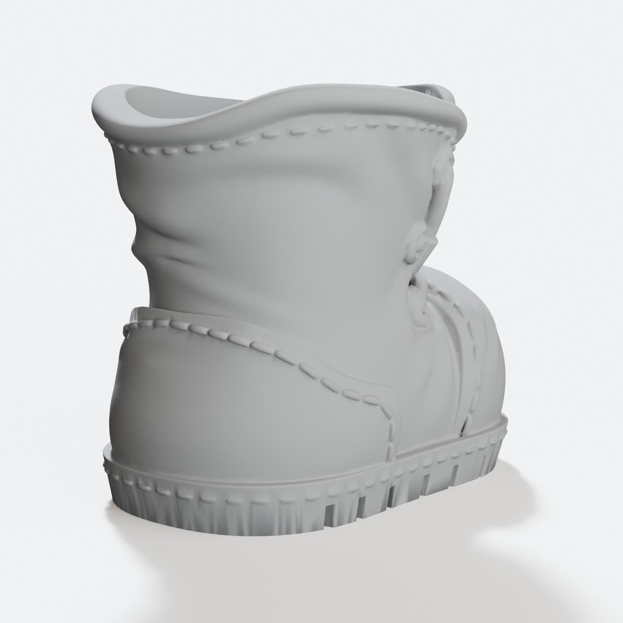 Boot Planter: 3D Printed Office Desk Planter, hero tilt