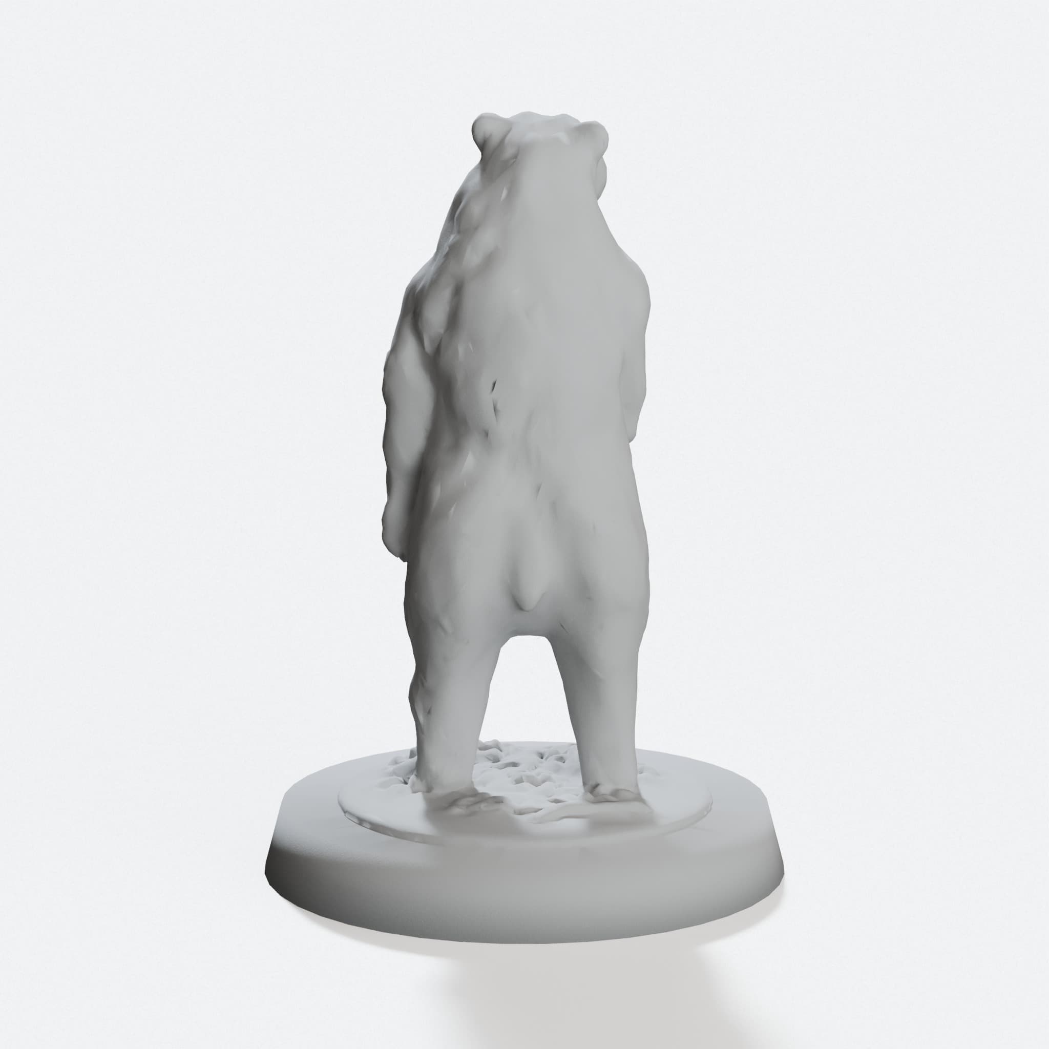 Black Bear 28mm Miniature for D&D Tabletop Games, hero tilt