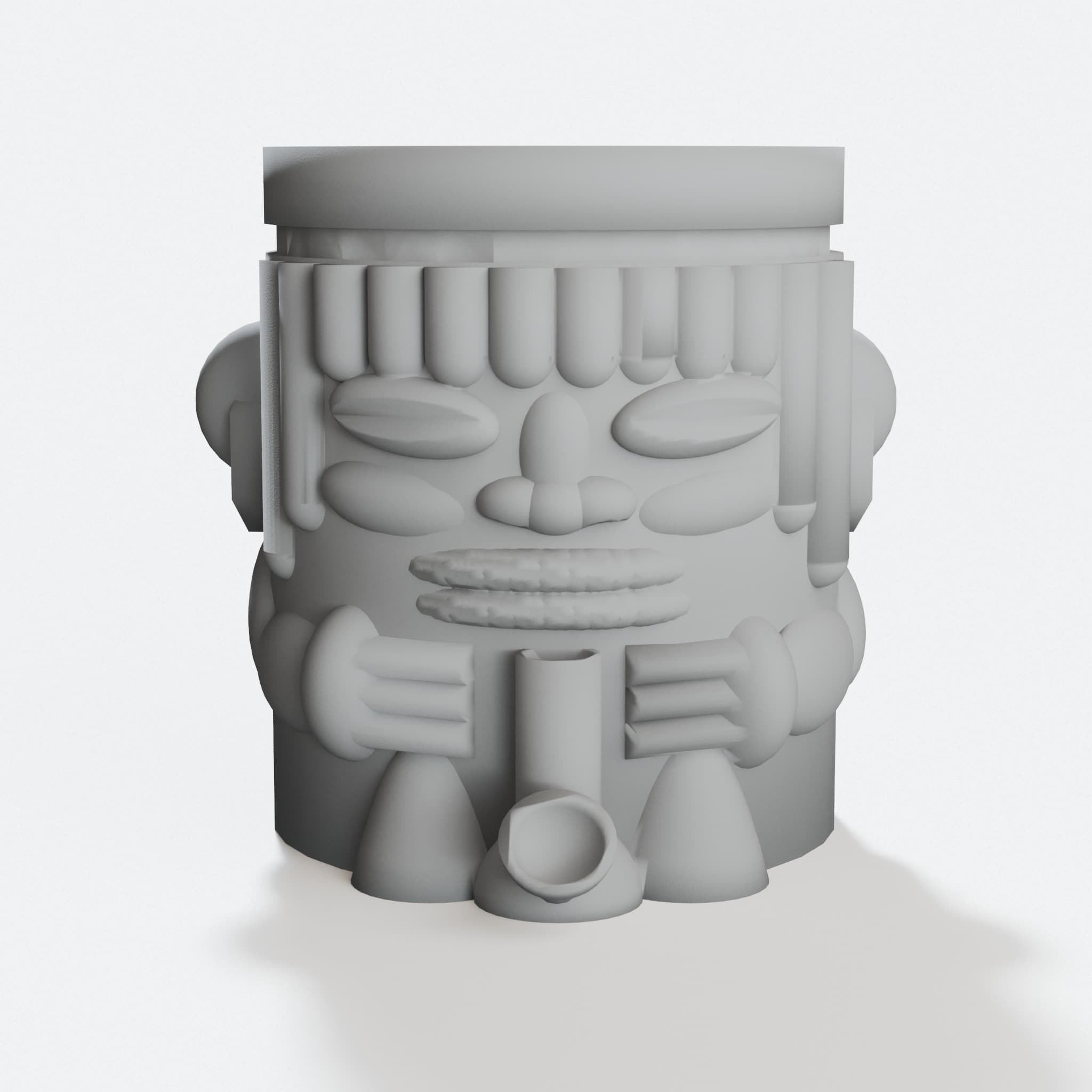Nepenthes 3D Printed Planter for Herbs and Plants, hero tilt
