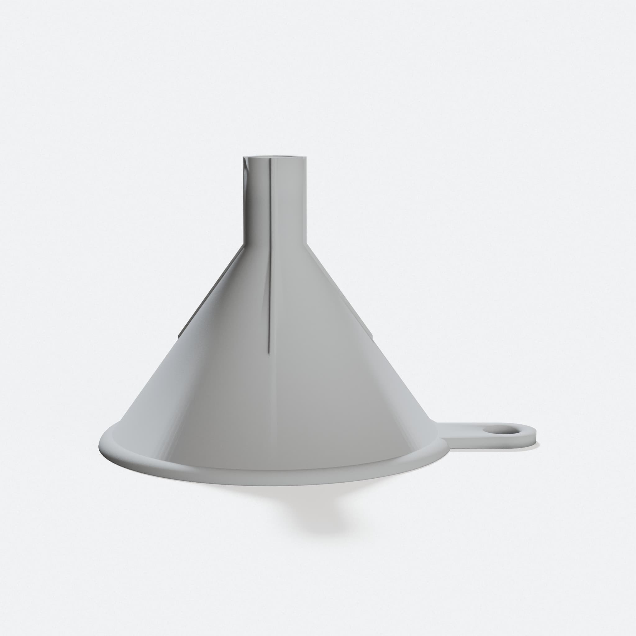 Kitchen Funnel - Custom Sized 3D Printed, hero tilt