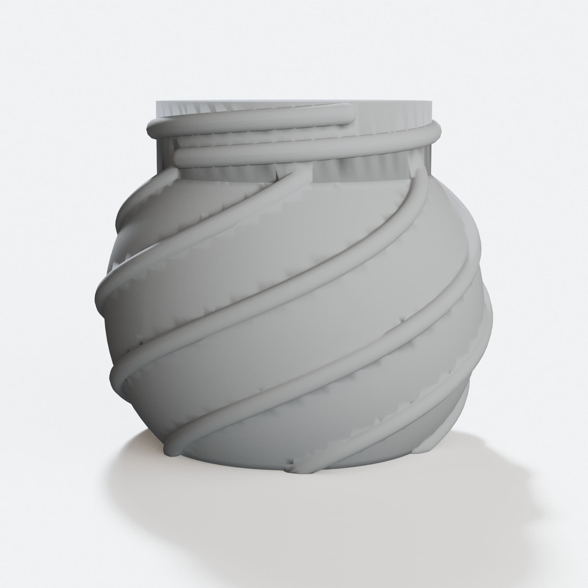 Customizable Lofty Container: 3D Printed Organizer, hero tilt
