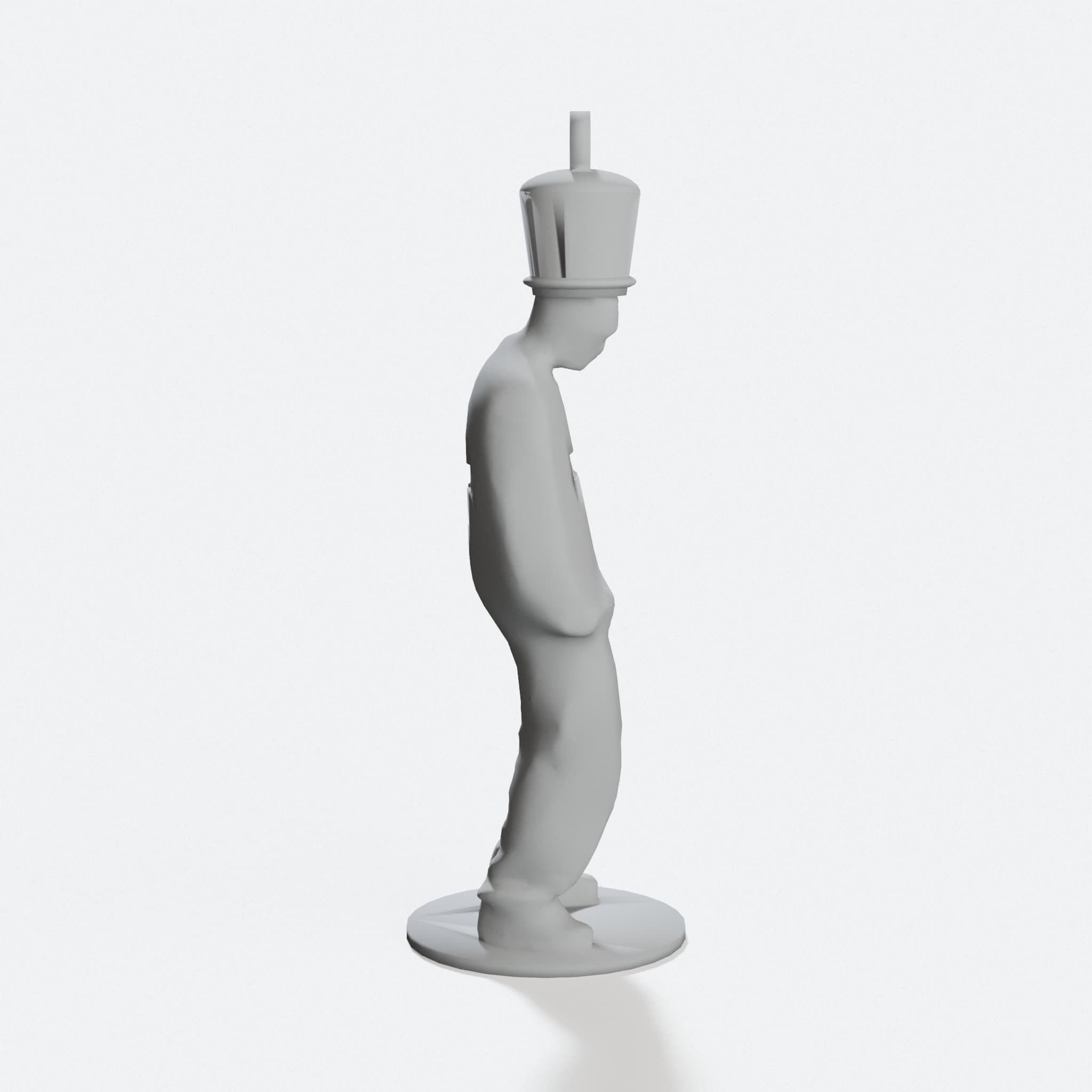 Gangsta Chess Set – 3D Printed Street-Themed Chess Game, hero tilt