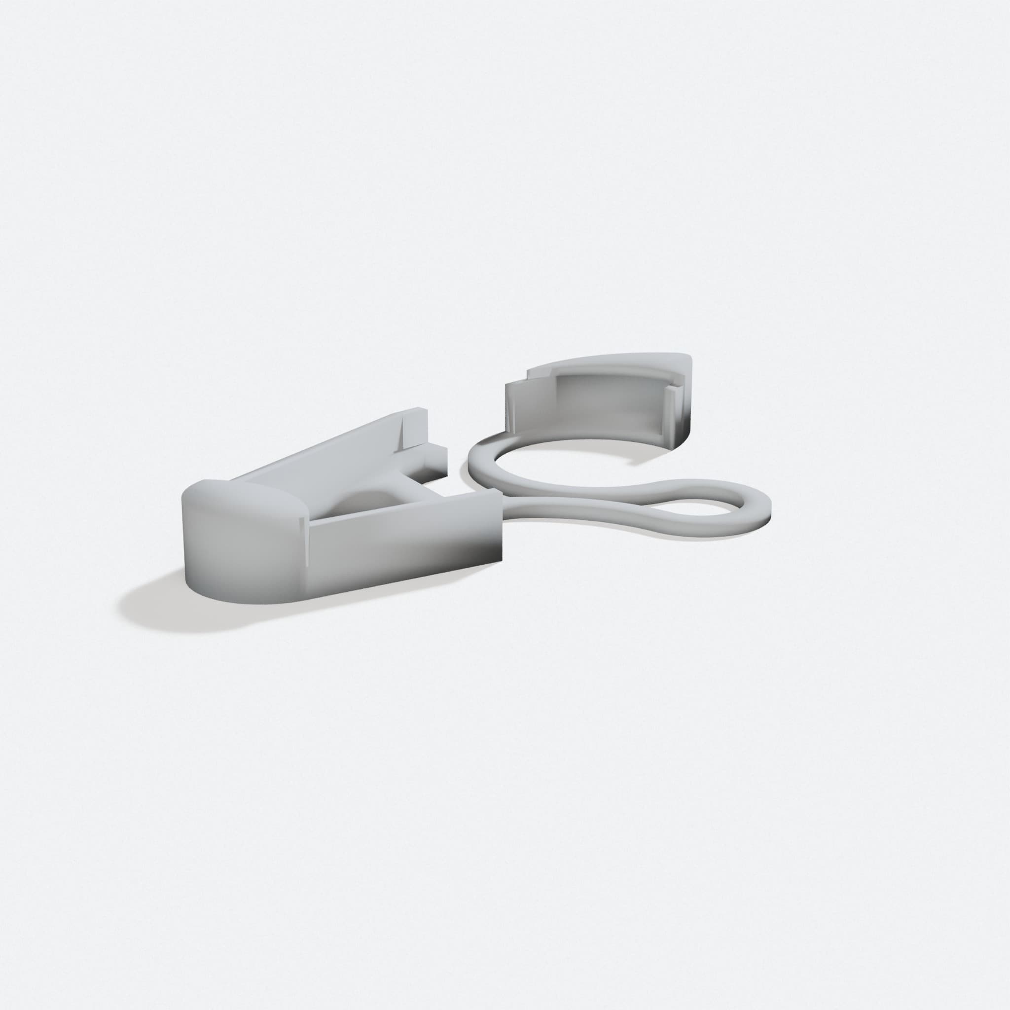 Caliper Case - 3D Printed Workshop Tool Holder, turn three quarter