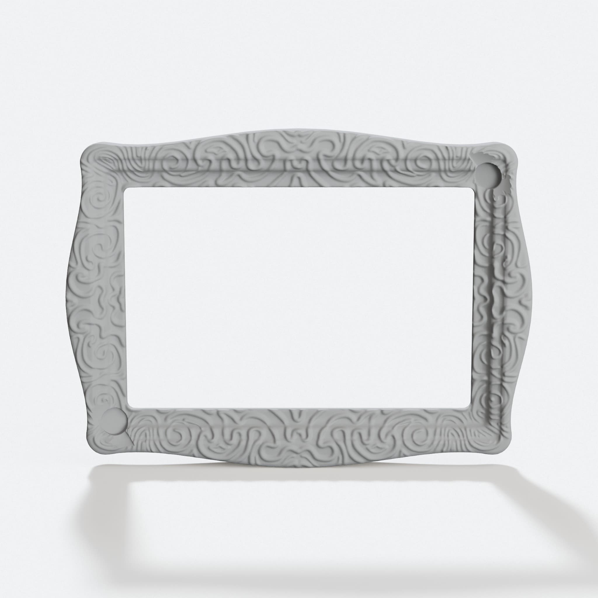 Ornate 6x4 Picture Frame - 3D Printed Home Decor, hero tilt