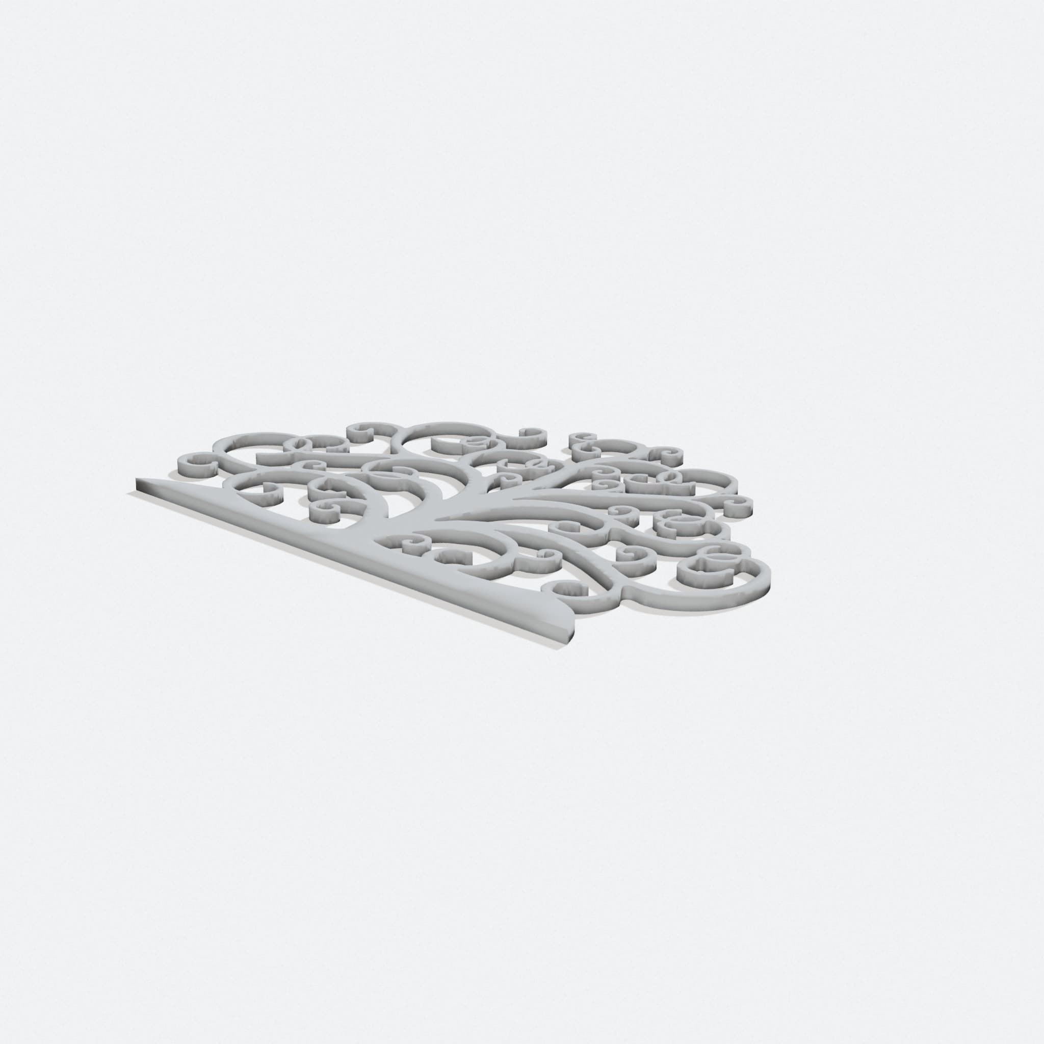 Tree of Life Napkin Holder for Kitchen and Dining, turn three quarter