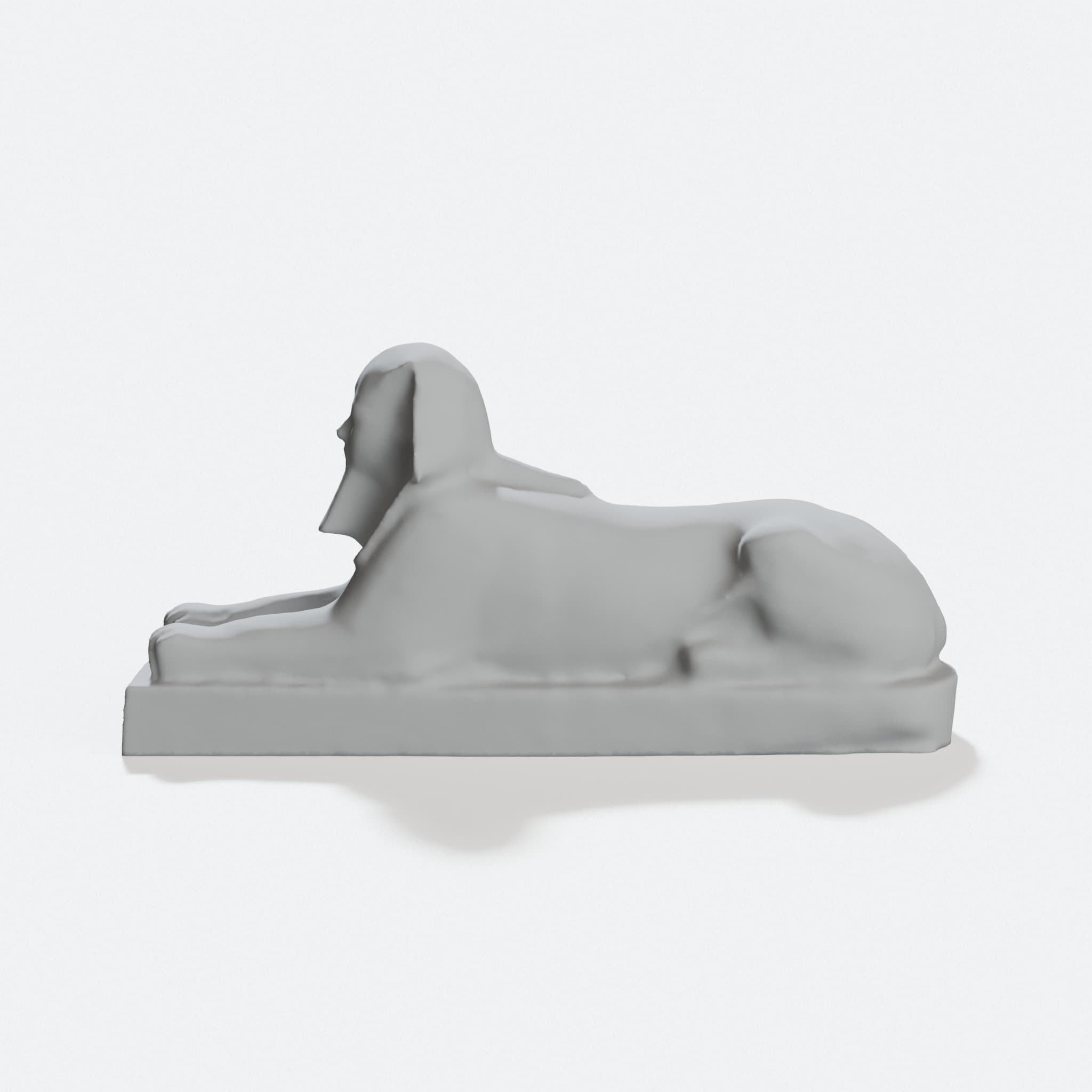 Sphinx of Hatshepsut 3D Print Model - Ancient Egyptian Art, hero tilt