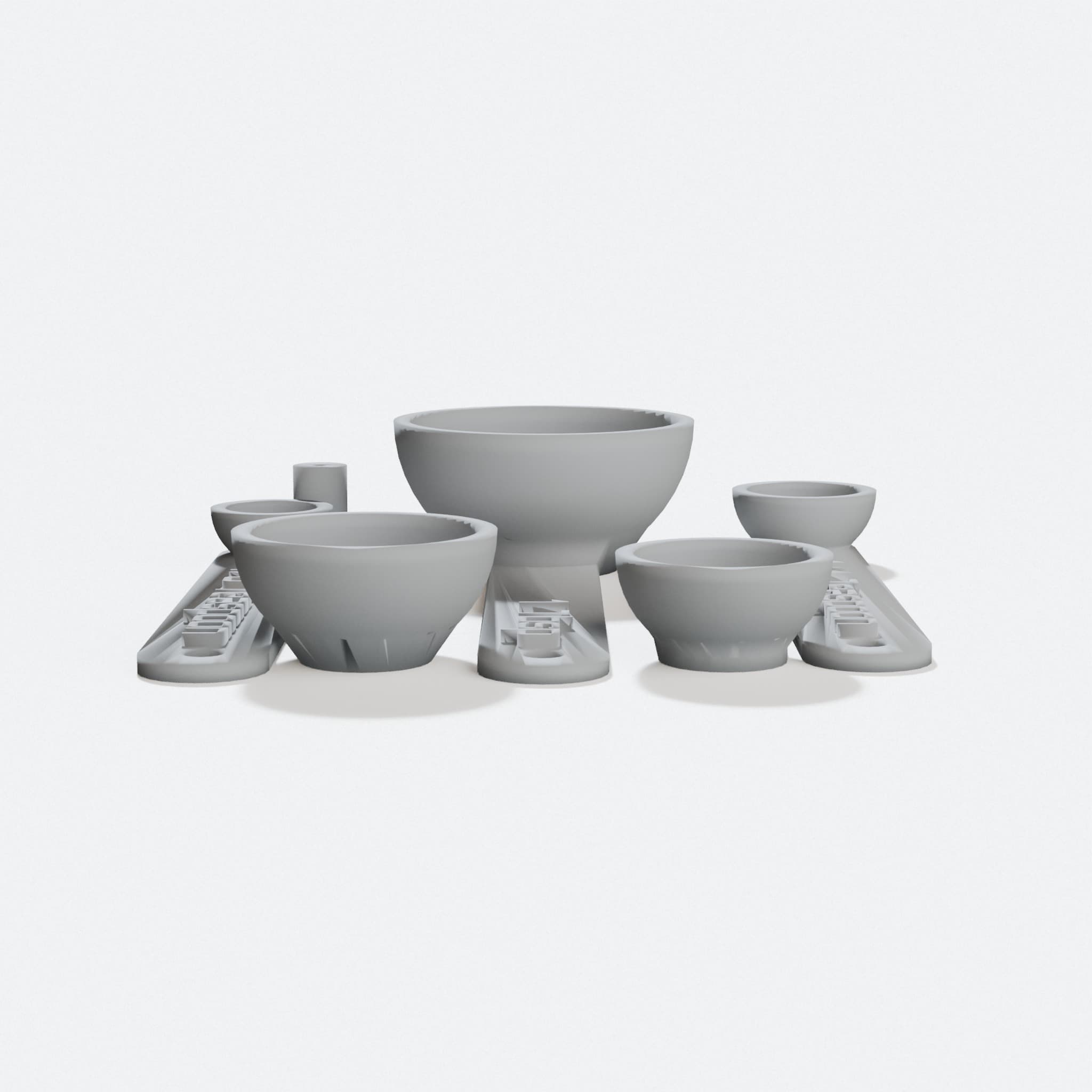 Customizable Measuring Spoons – 3D Printed Kitchen Tools, hero tilt