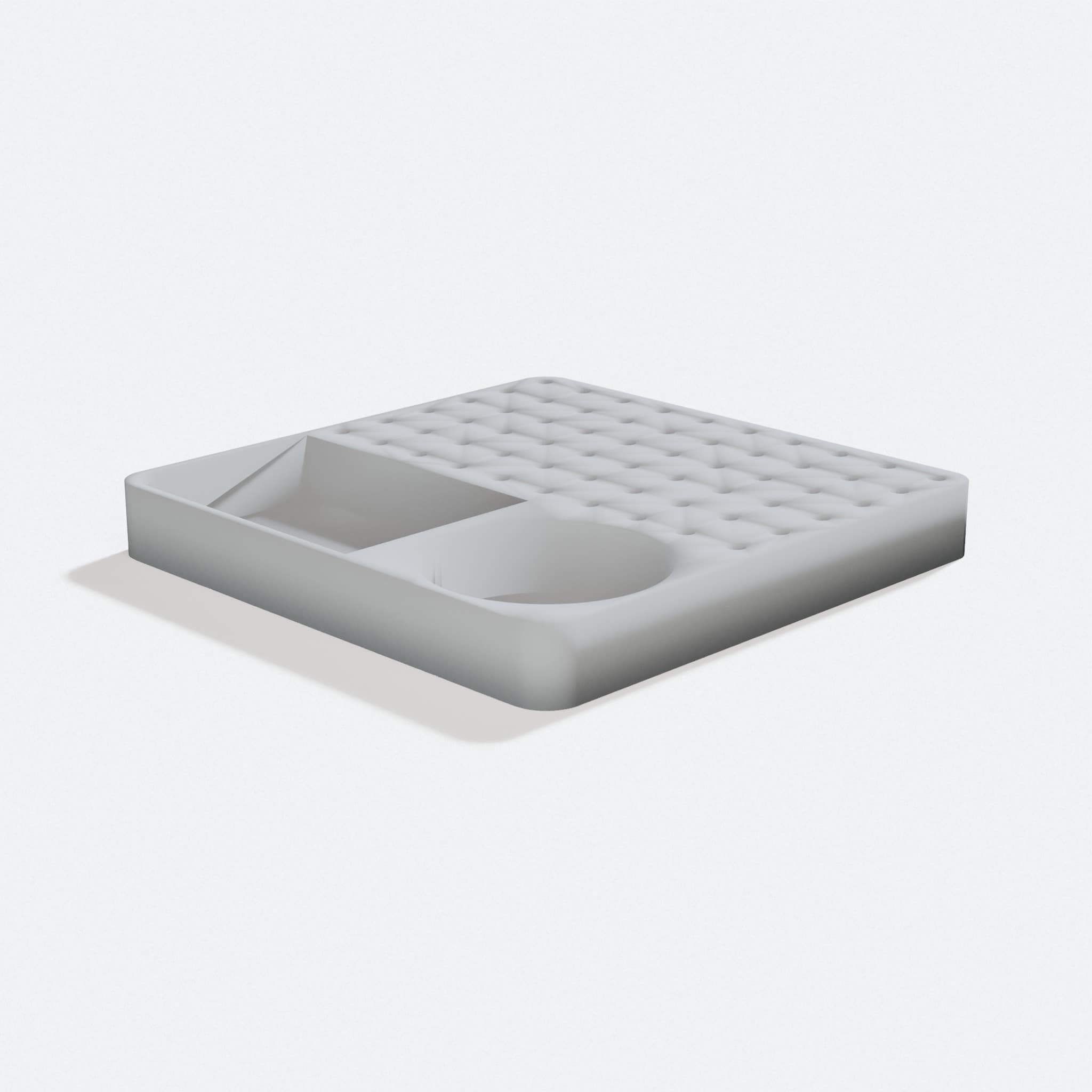 Compatible with Dremel 3D-Printed Bit Holder Organizer, turn three quarter