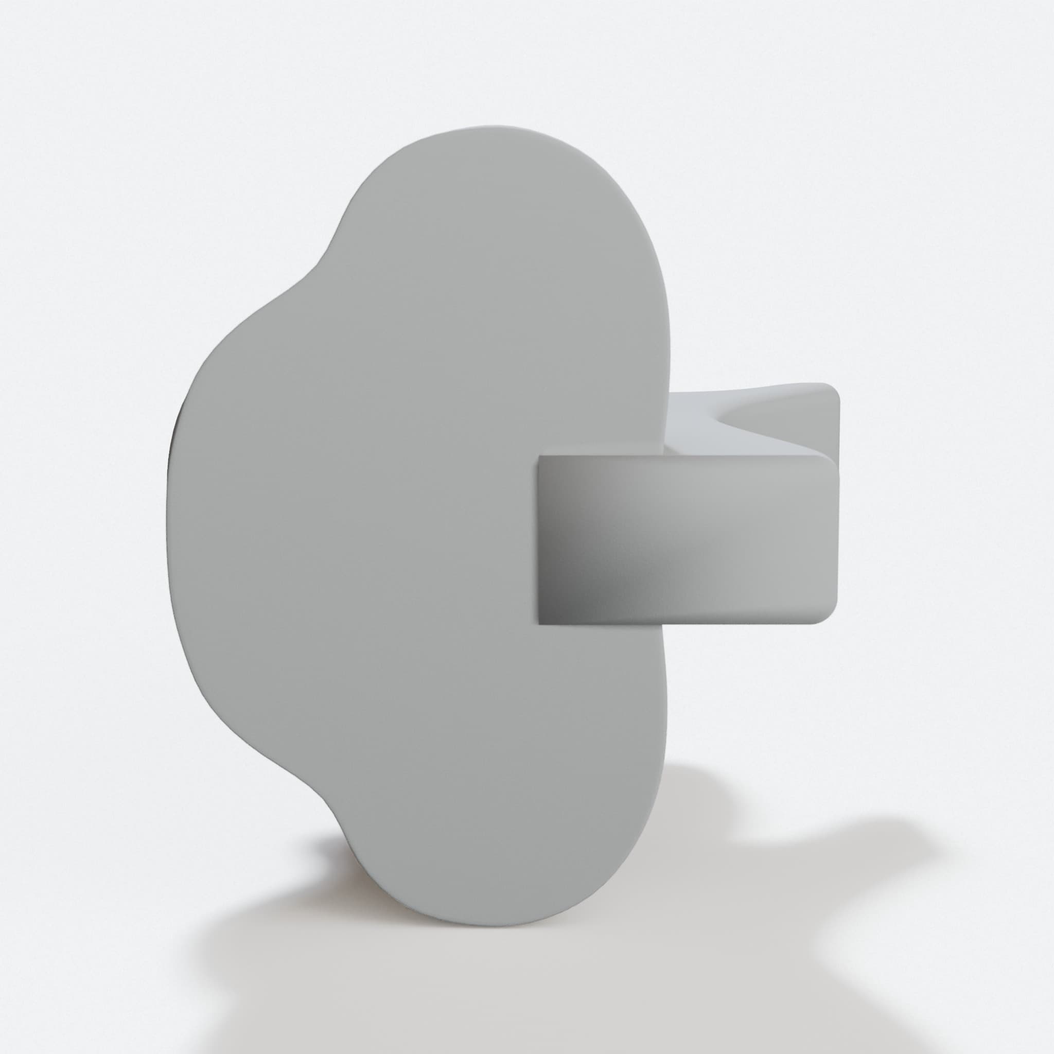 Moai Glasses Holder | 3D Printed Office Accessory, hero tilt