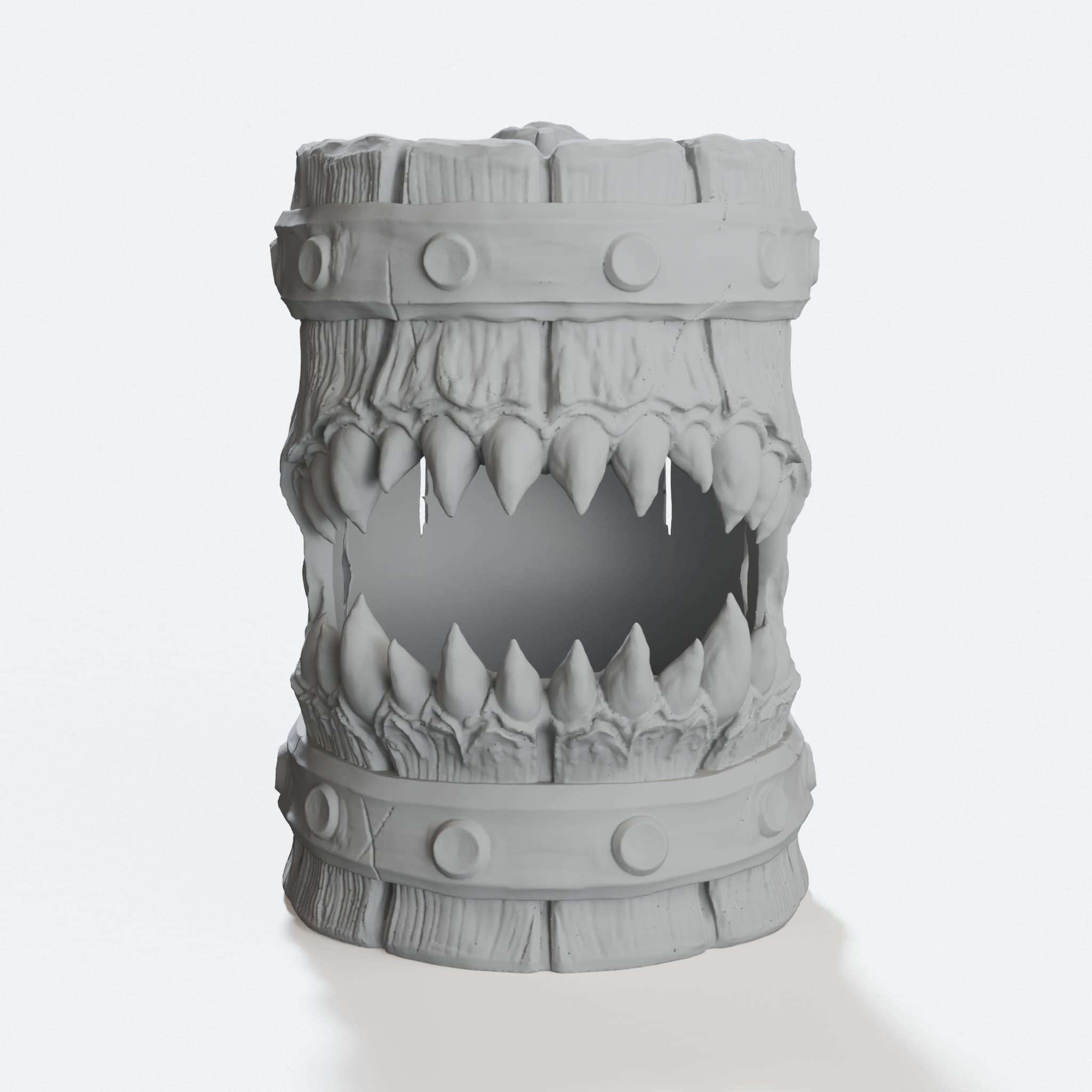 Mimic Mug 3D Printed Can Holder for DnD Fans, hero tilt