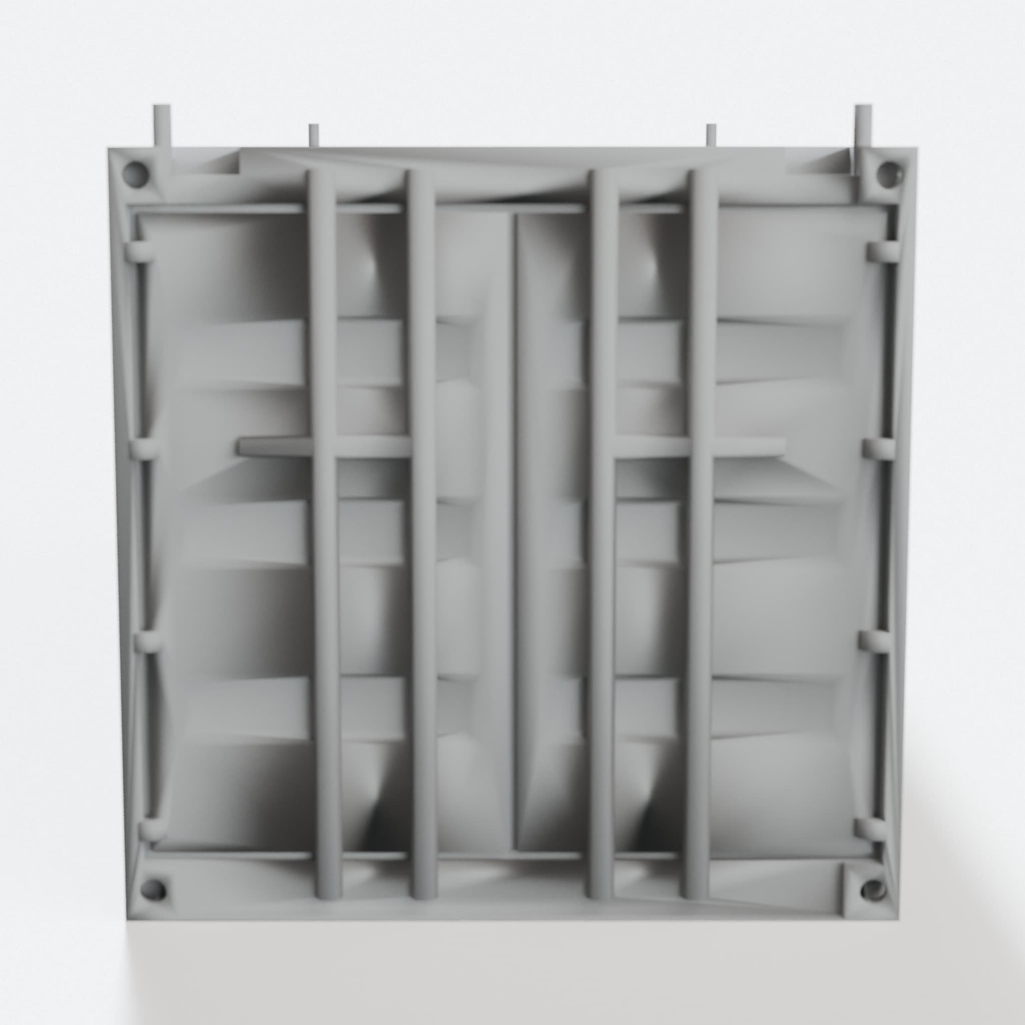HO Scale 20ft Container, 3D Printed Toy for Model Train Layouts, hero tilt