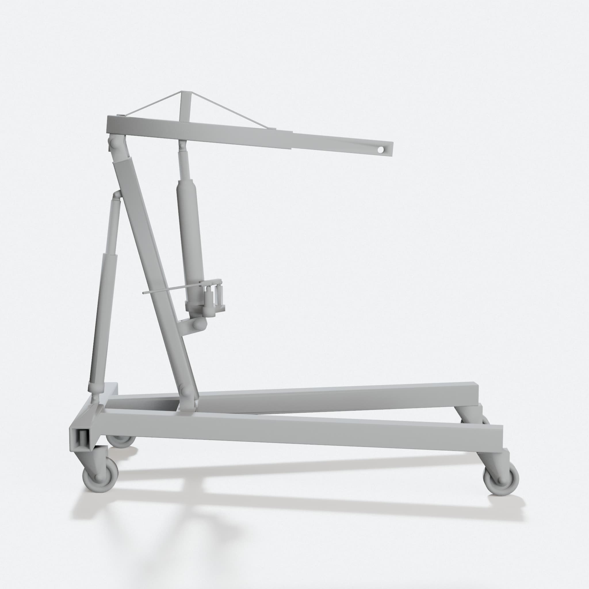 Mini Engine Lifter for Diorama Garage Builds, hero tilt