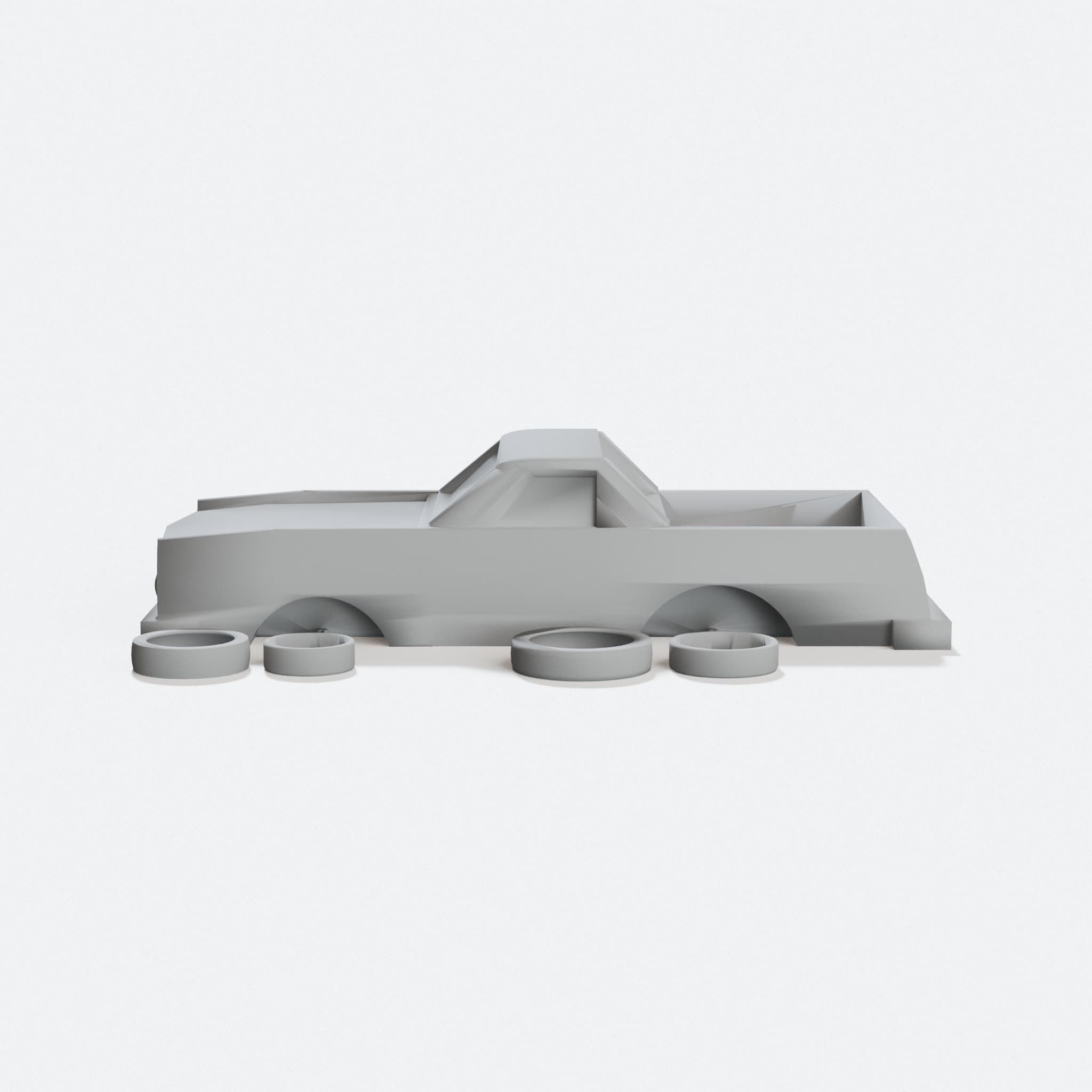 Customizable Toy Car – 3D Printed with 90,000+ Combinations, hero tilt