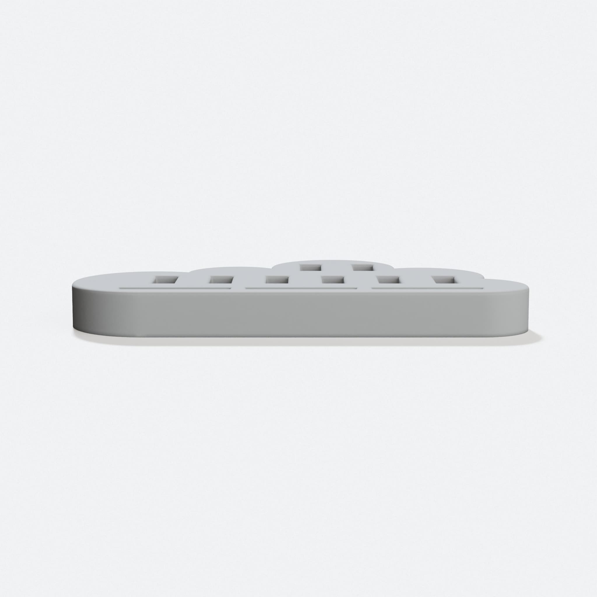 Cloud Storage 3D Printed Organizer for USB and SD Cards, hero tilt