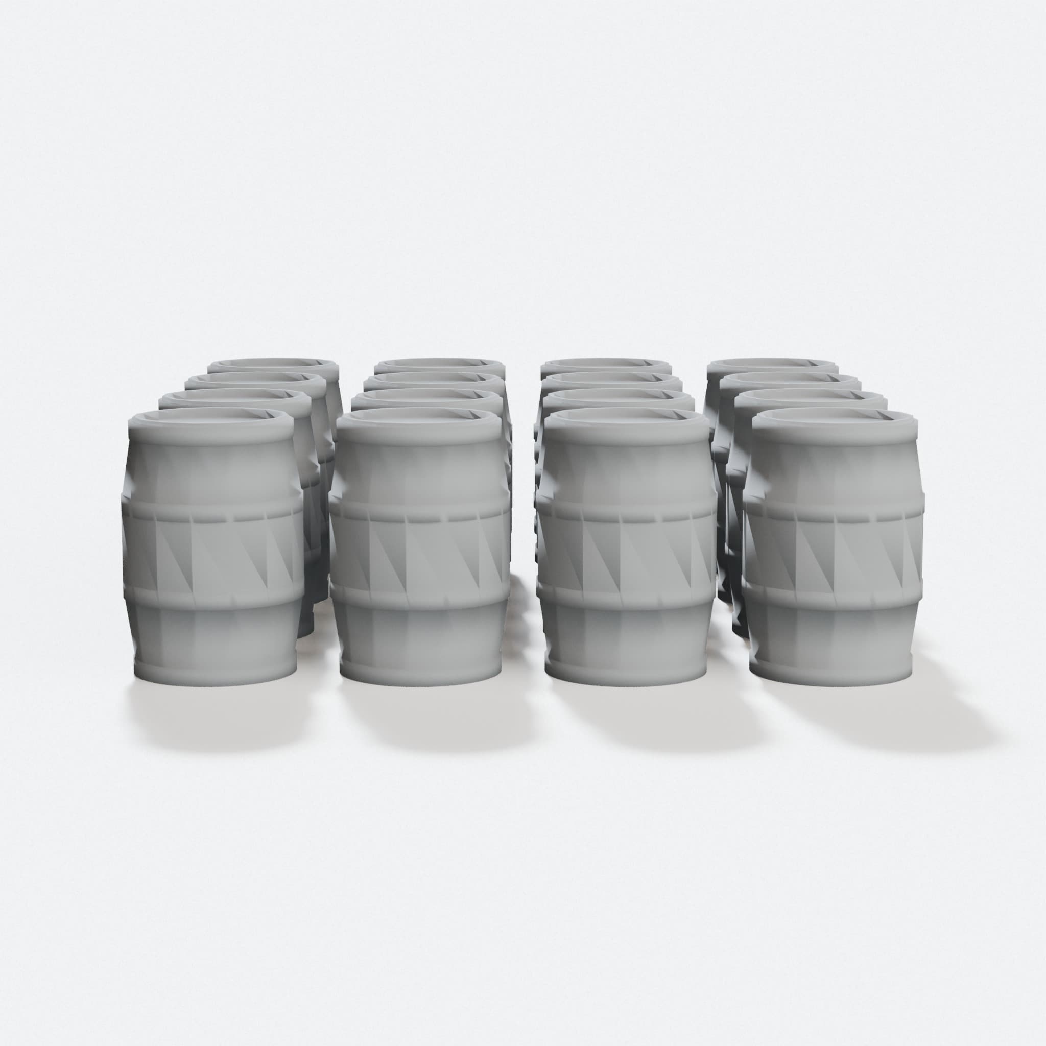 D&D Barrels 3D Printed Toys for Tabletop Games, hero tilt