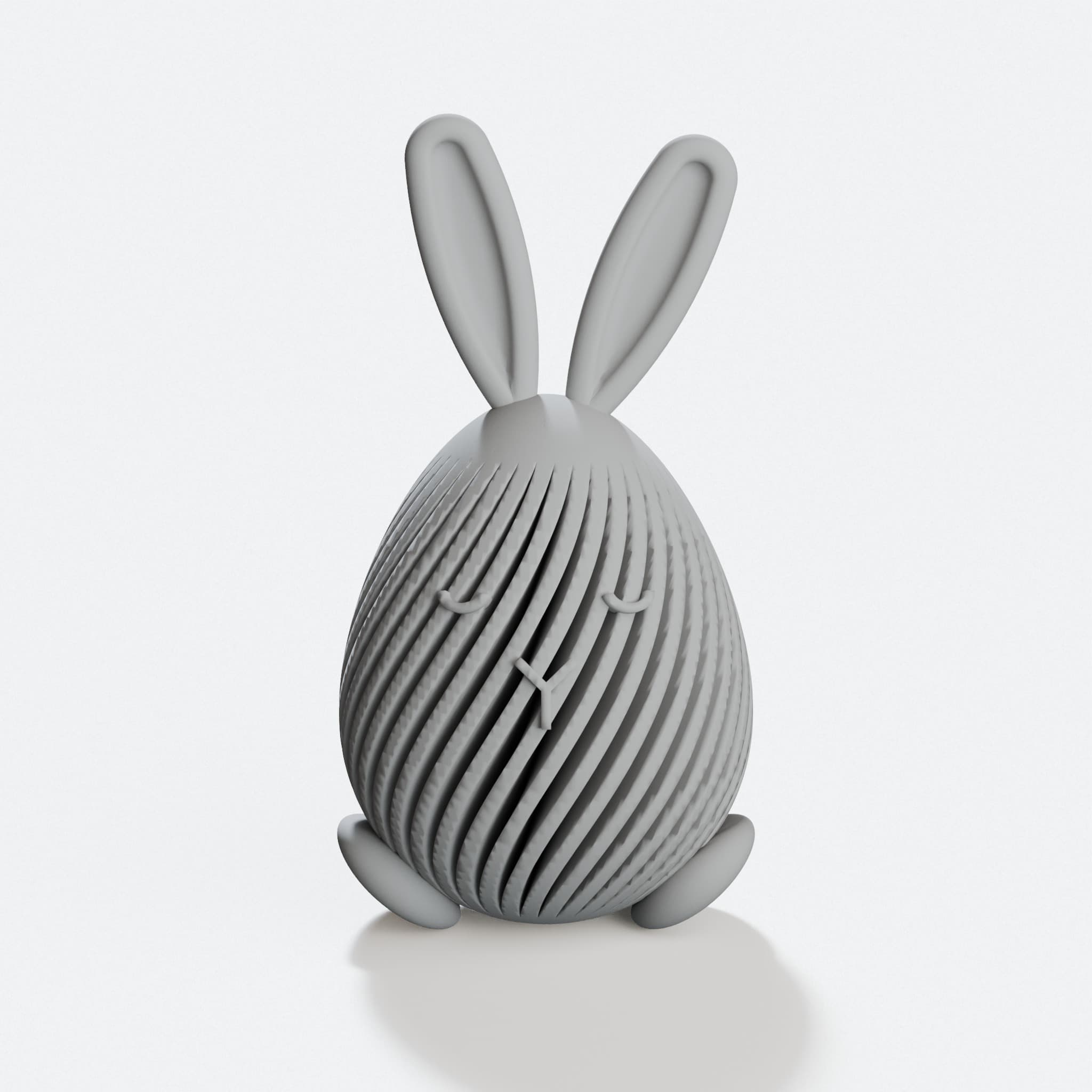 Easter Egg Animals – Bunny, Sheep & Chicken 3D Print Files, hero tilt