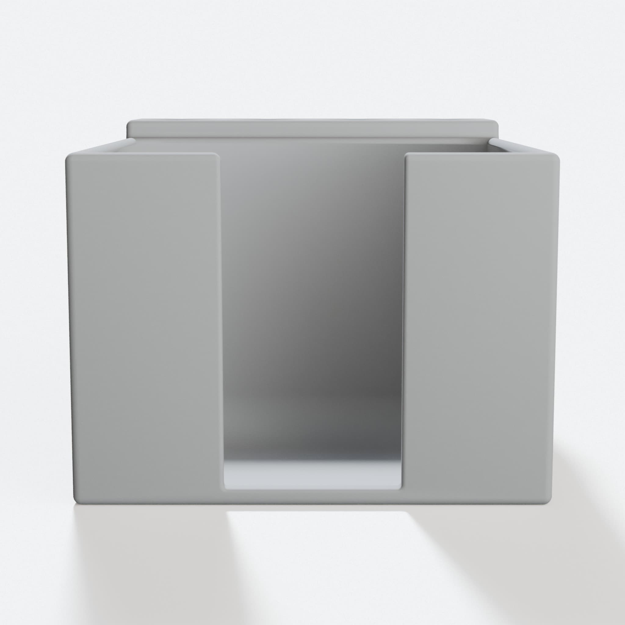 Sticky Note Box with Pen Holder for Desk, hero tilt