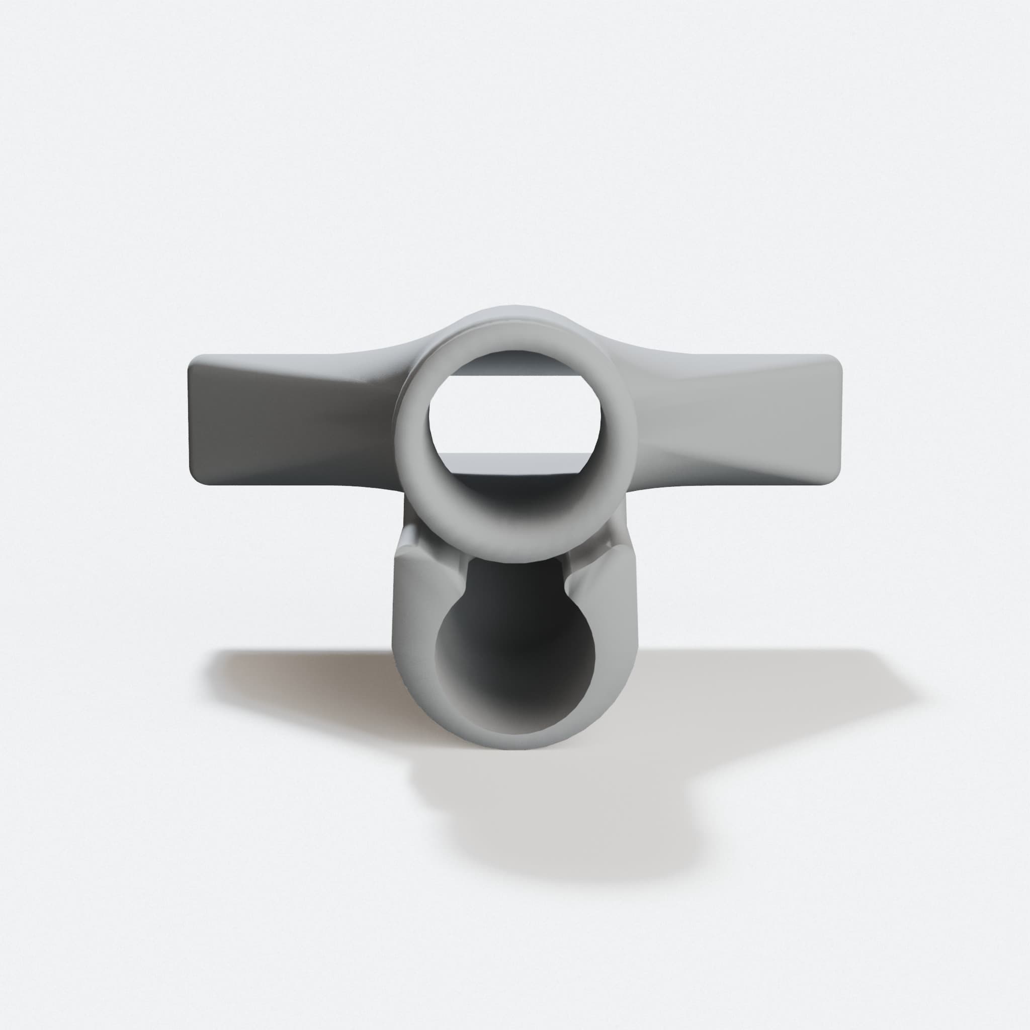3D-Printed Pool Vacuum Nozzle for INTEX Filter Hose, hero tilt