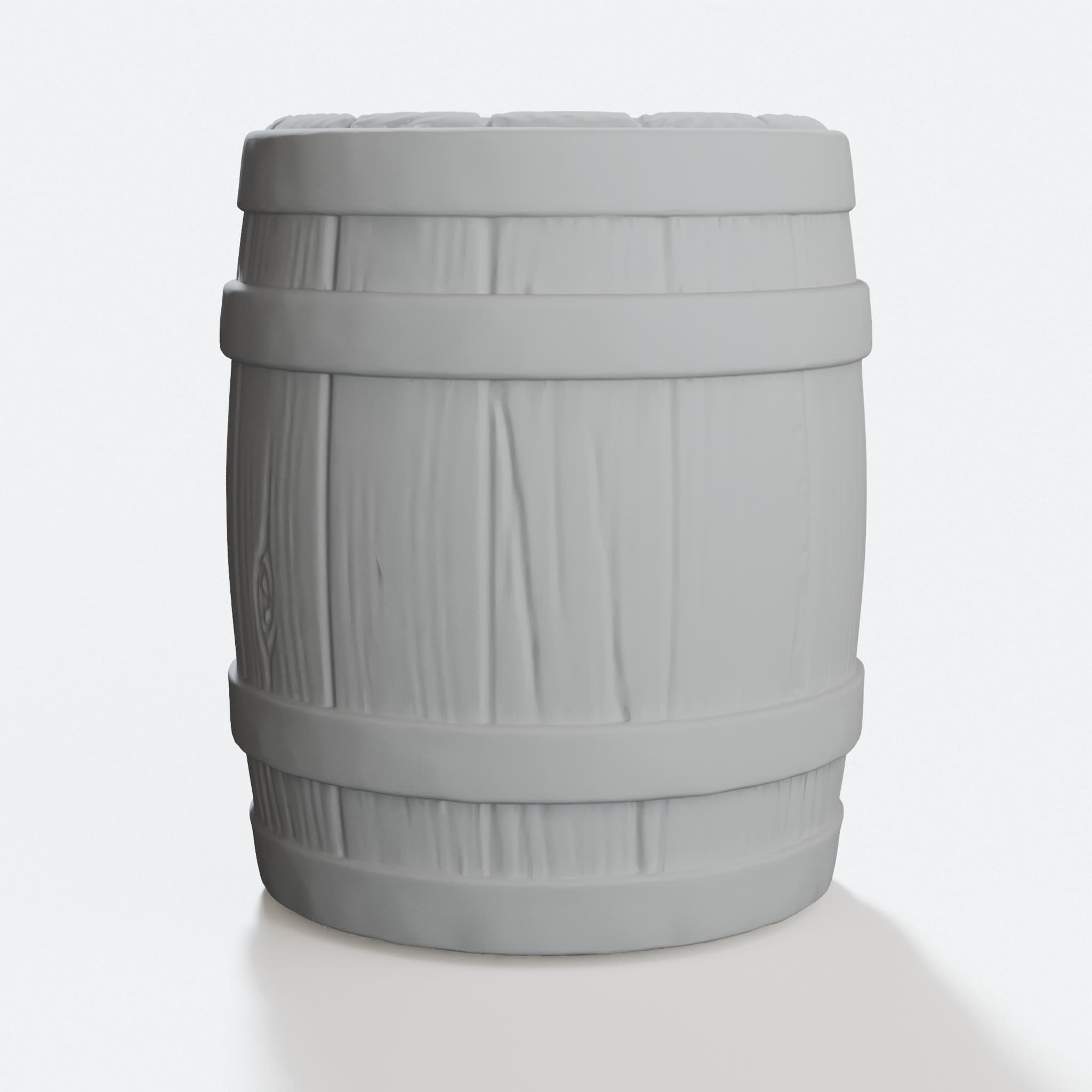 Barrel Cup - Western Style 3D Printed Home Decor Mug, hero tilt