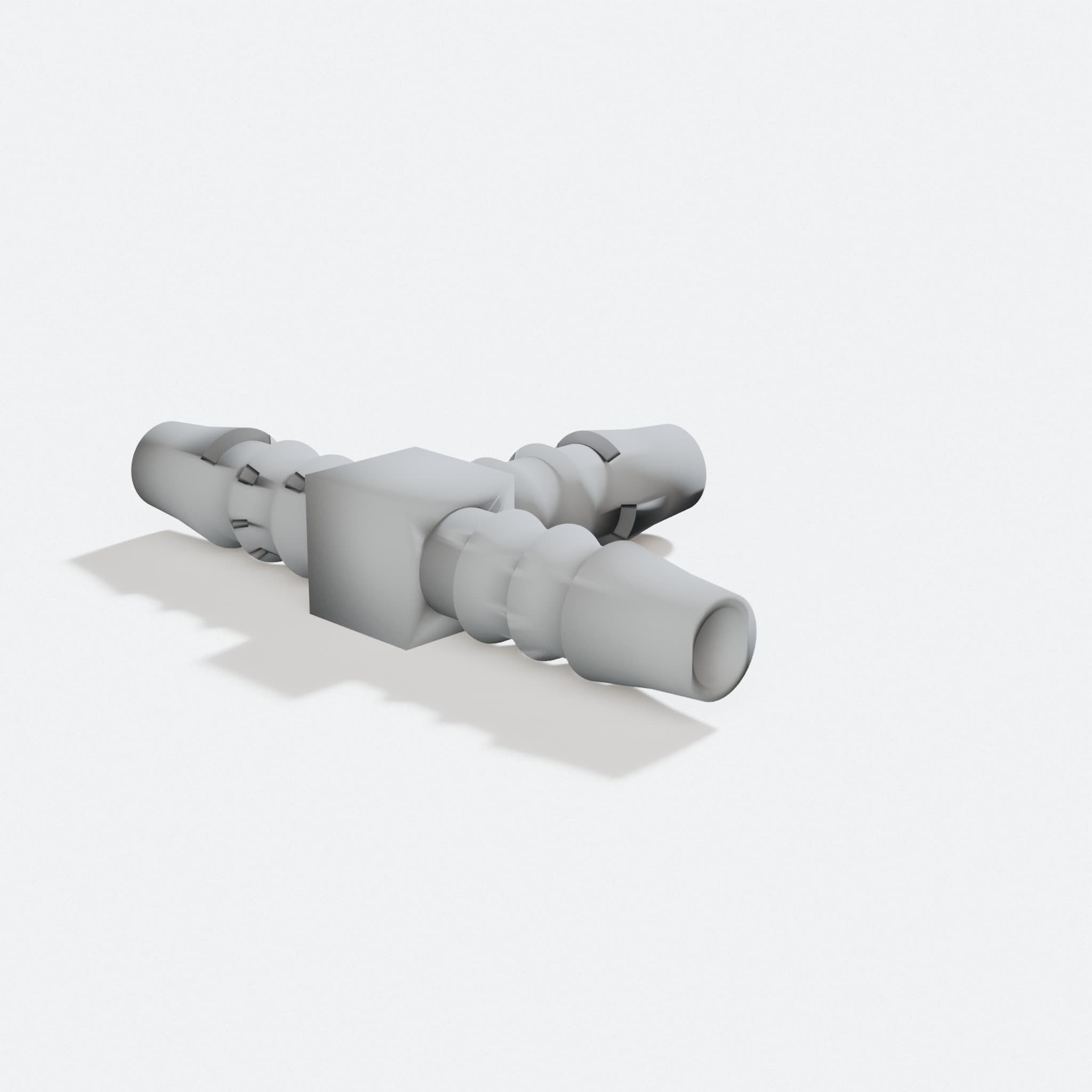 Chevrolet Daewoo Air T Joint 3D Printed Replacement, turn three quarter