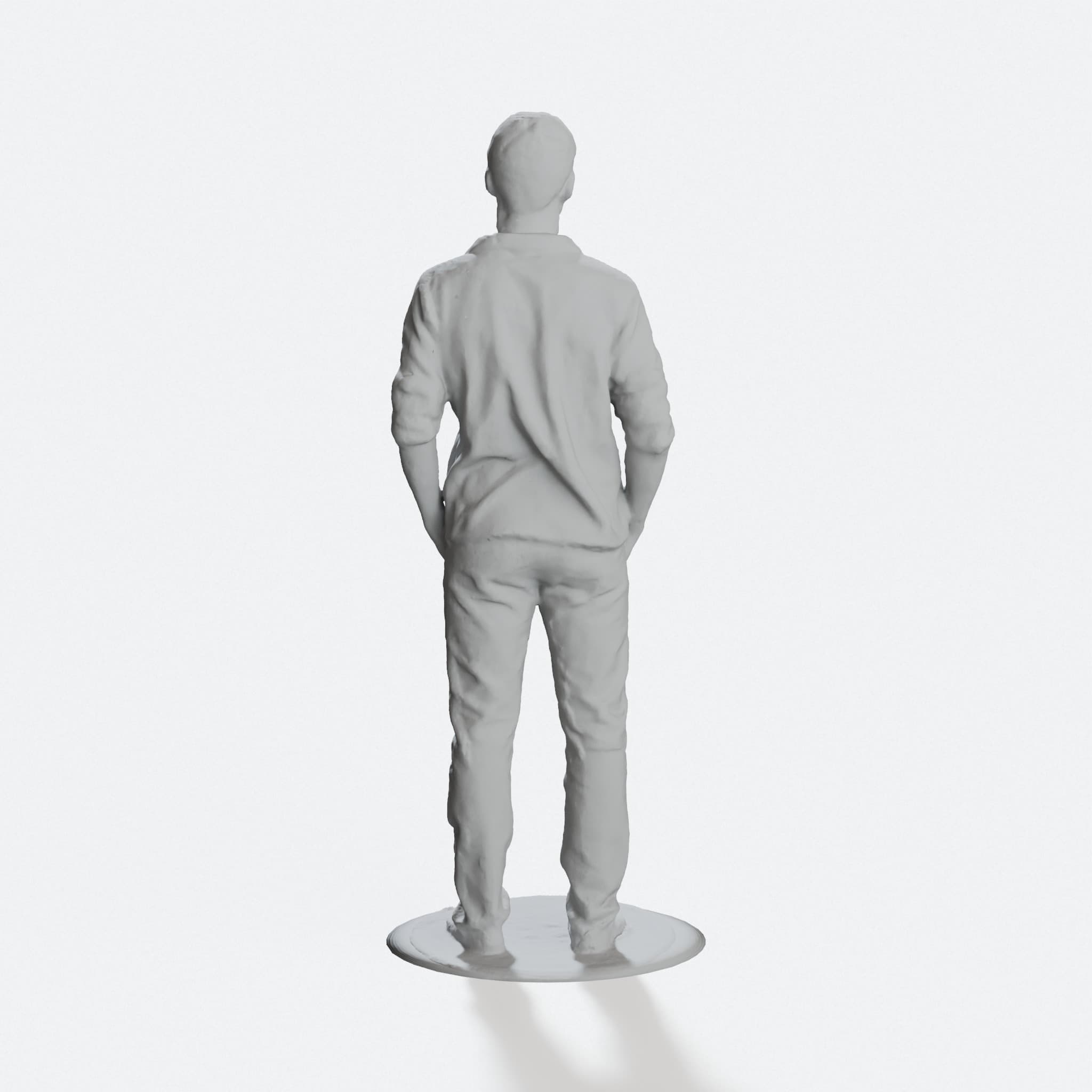 Standing Figure of Alex – 3D Printed Home Decor Sculpture, hero tilt