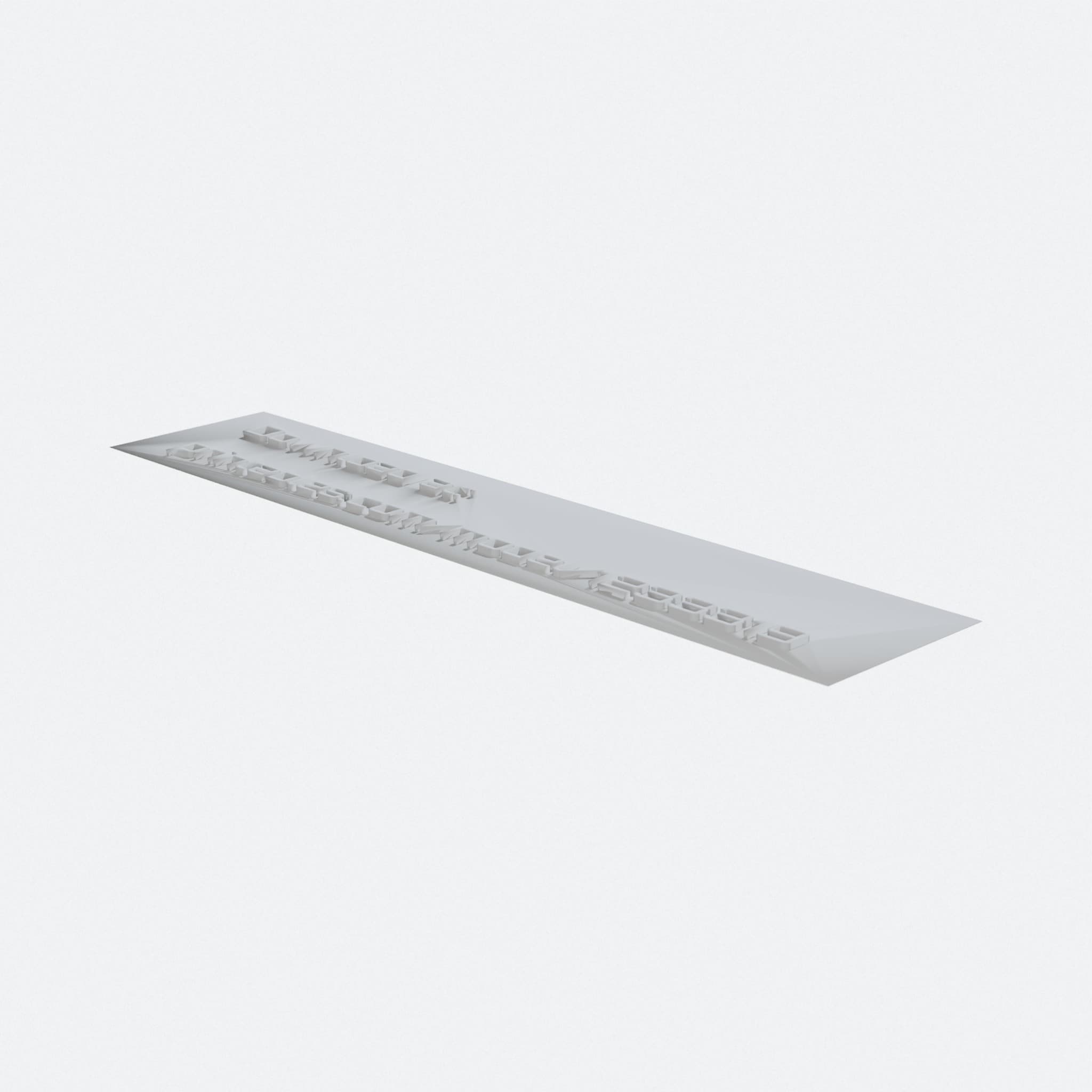 3D Printed Garden Plant Label for Outdoor Use, turn three quarter