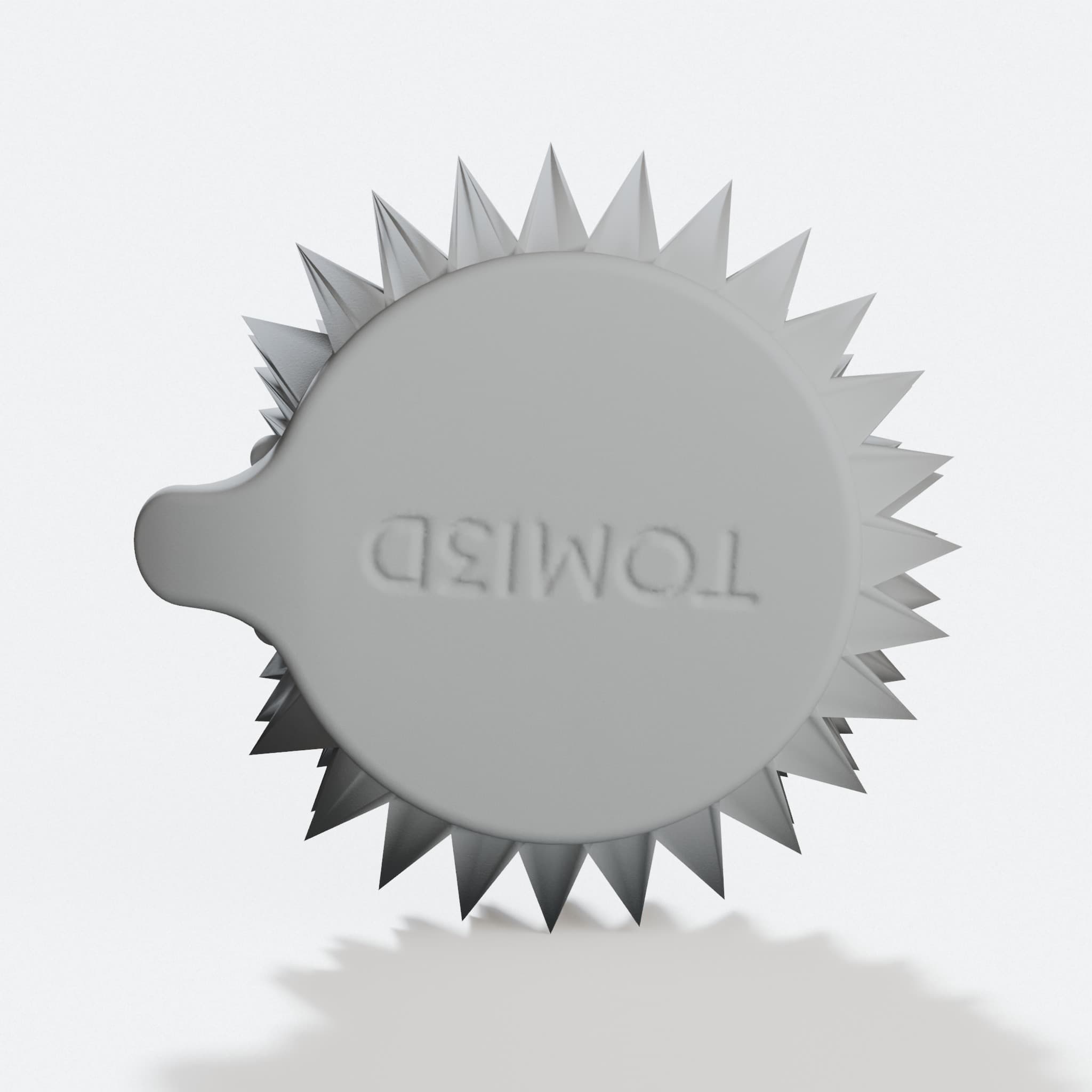 3D Printed Hedgehog Toy, hero tilt