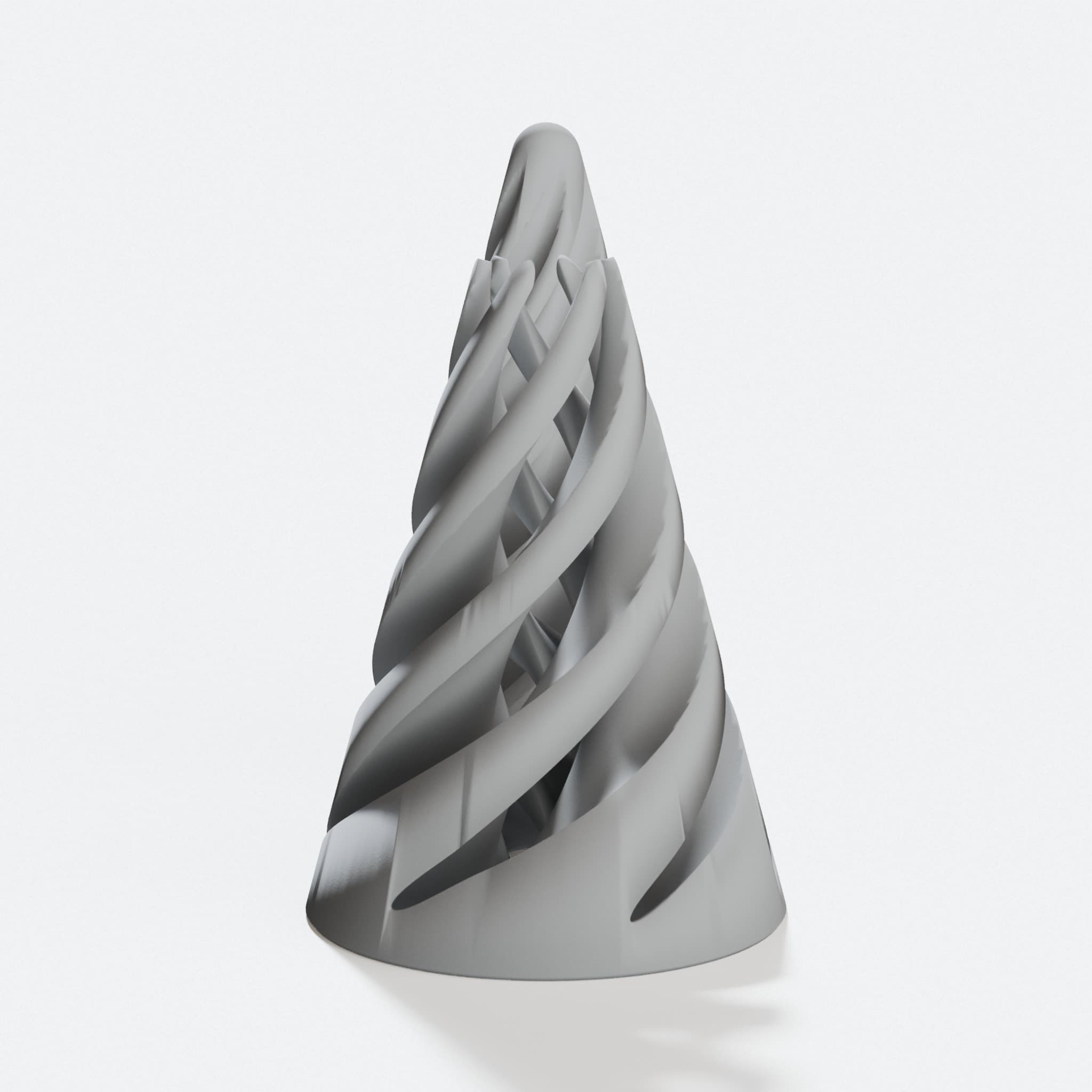 Spiral Fidget Toy - 3D Printed Stress Relief, hero tilt