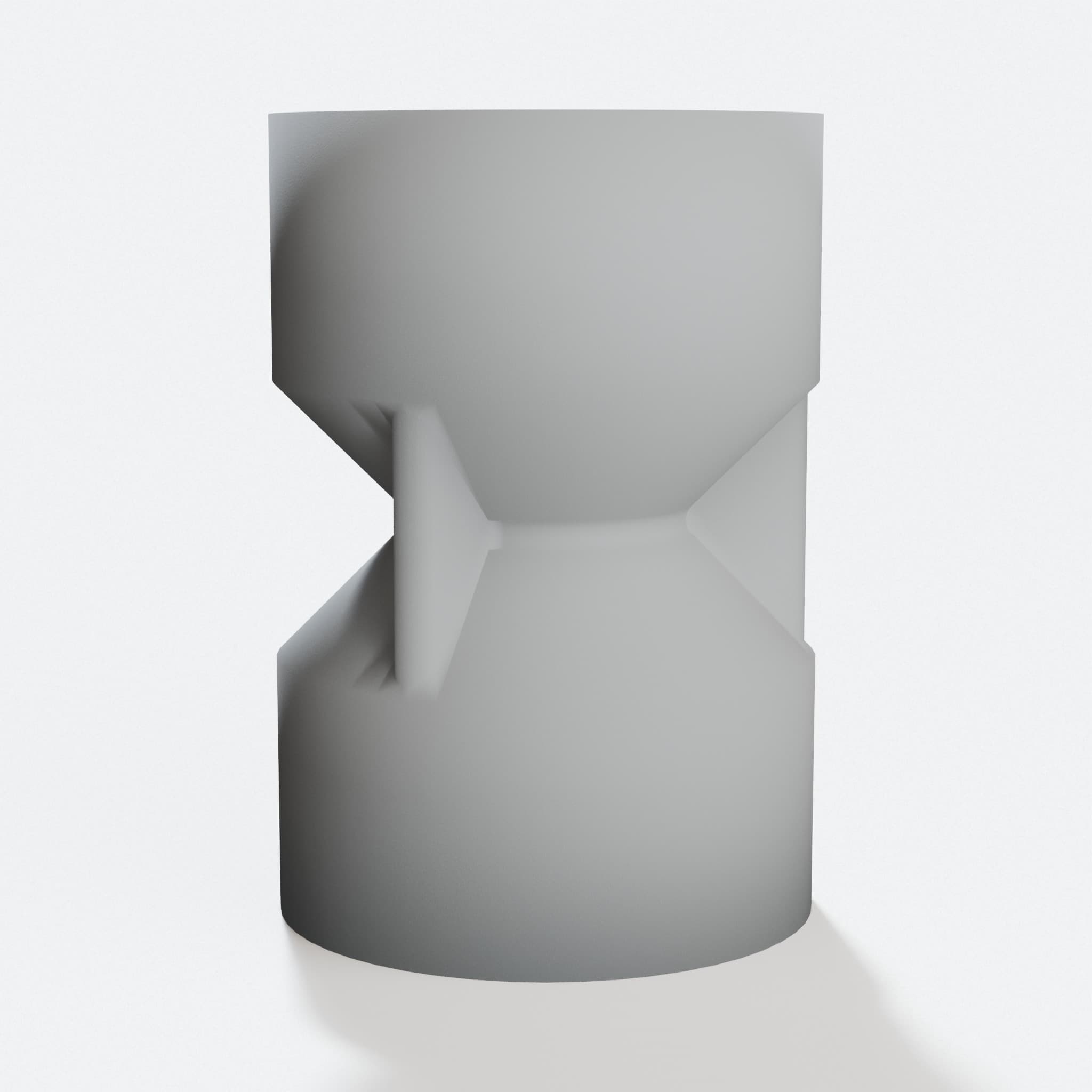 Tornado in a Bottle 3D Printed Toy, hero tilt
