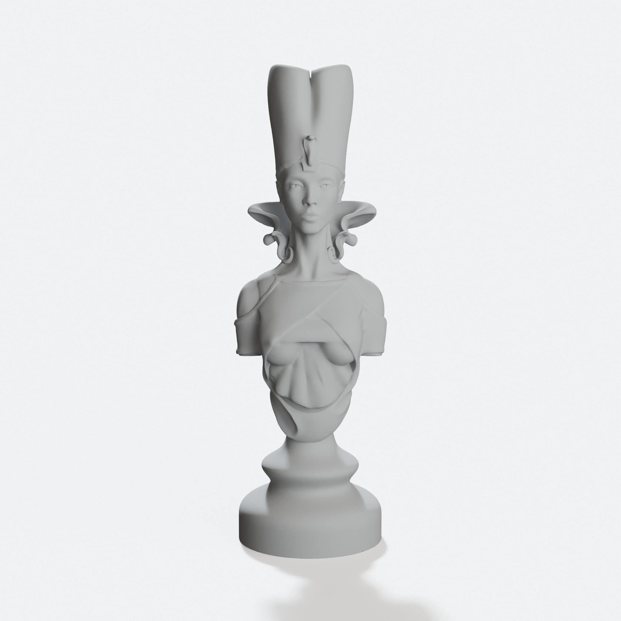 Compatible with Prusa Egyptian Princess Chess Bust, hero tilt