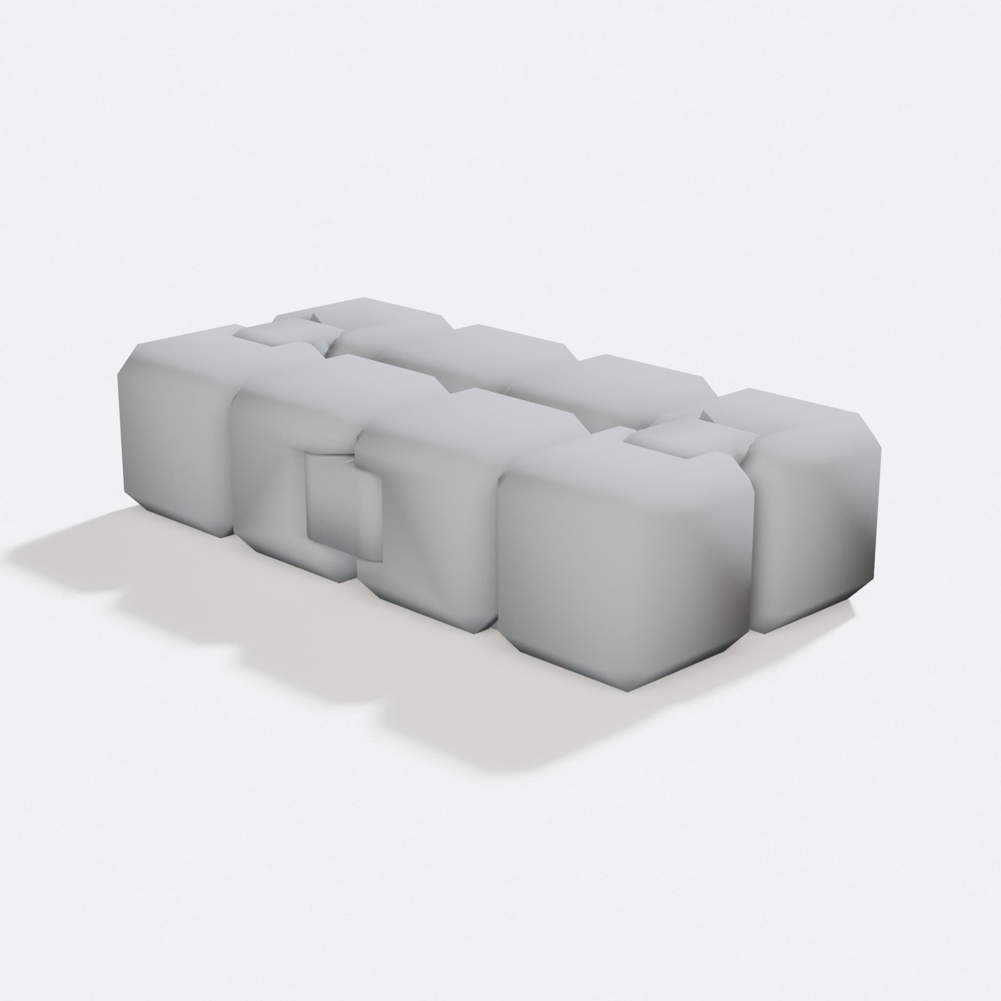 Infinity Cube Fidget Toy, 3D Printed On Demand, turn three quarter