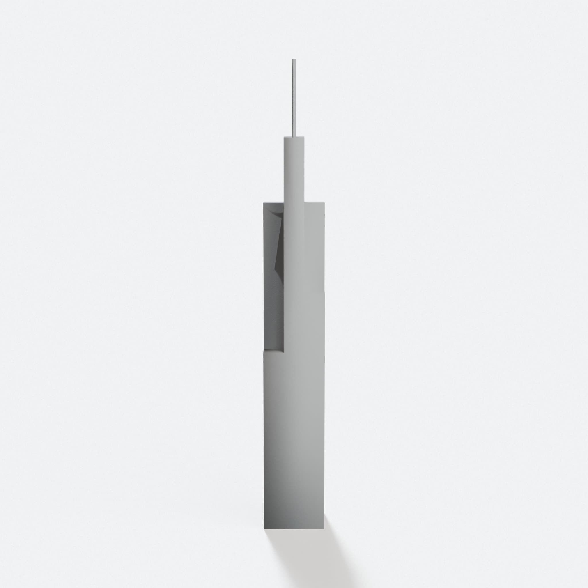 Chicago Skyline 3D Printed Home Decor - 24 Buildings, hero tilt