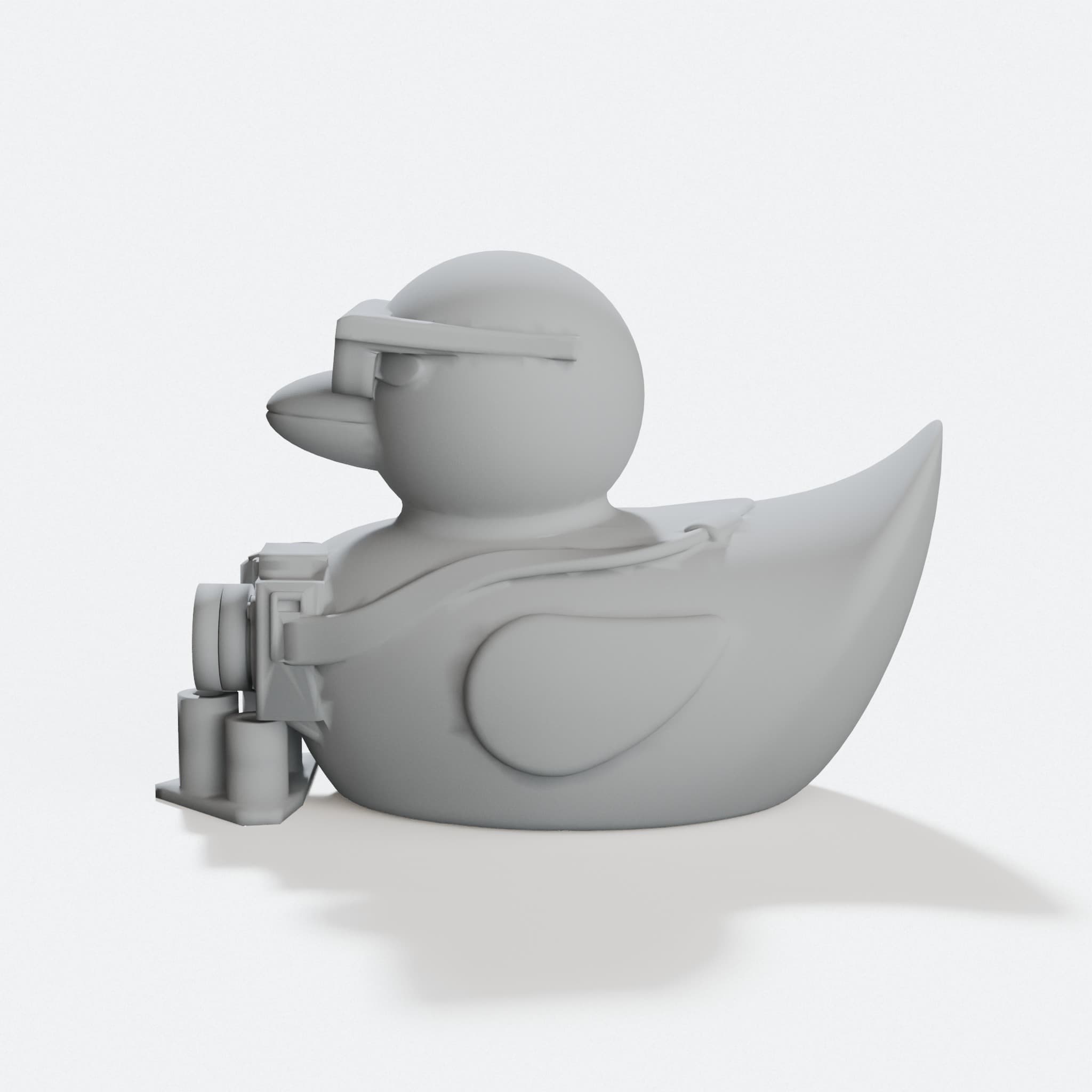 Tourist Duck 3D Printed Toy, hero tilt