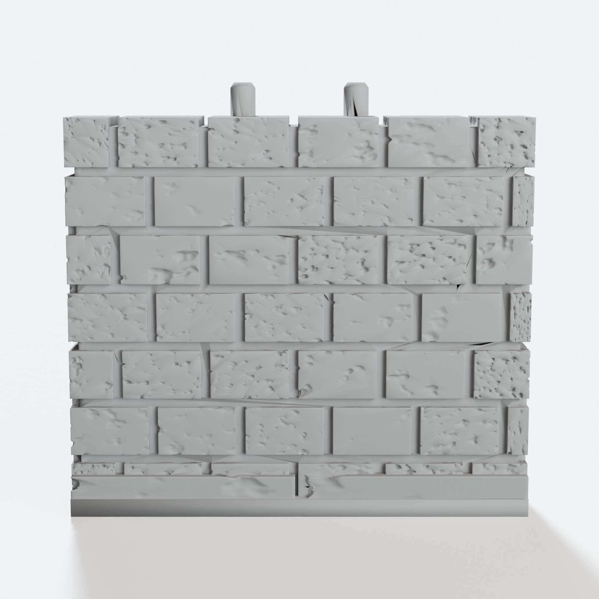 OpenForge Cut Stone Separate Wall Set for DnD and Tabletop RPGs, hero tilt