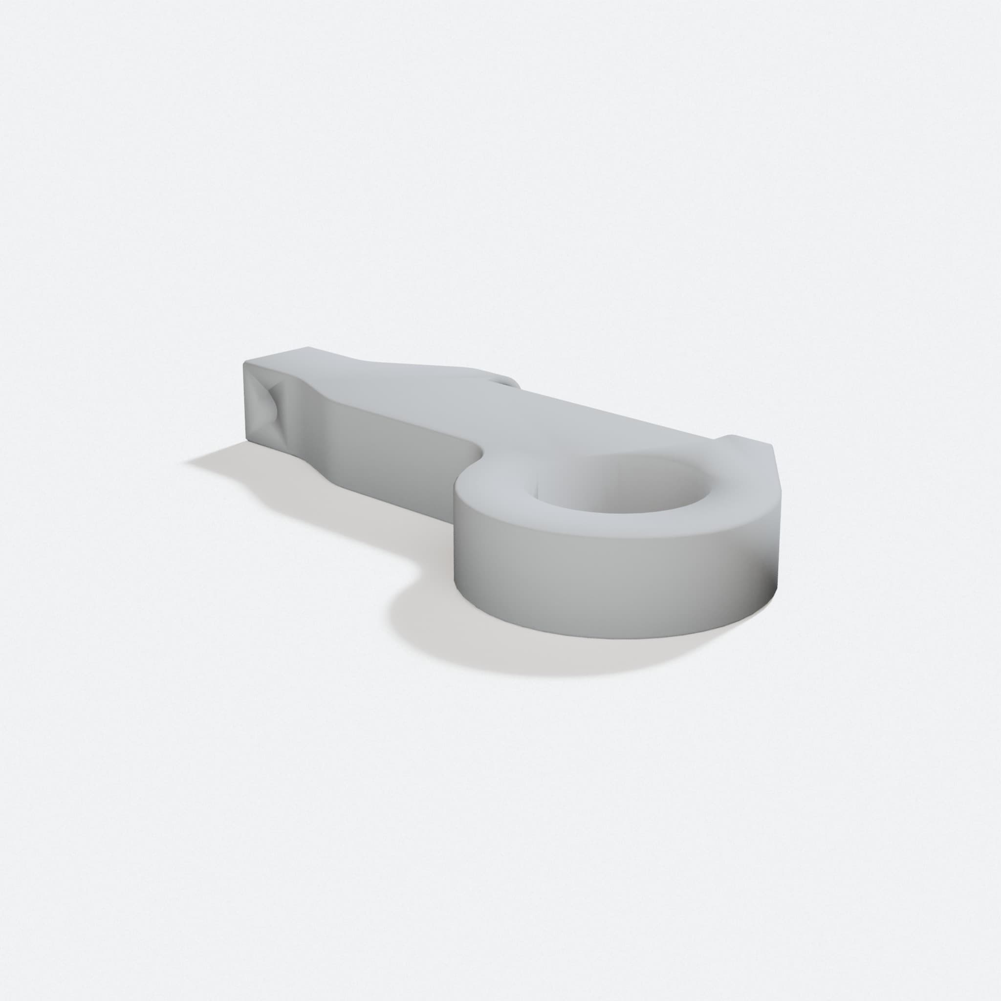Lathe Cutter Centering Tool for 3D Printed Workshop Tools, turn three quarter