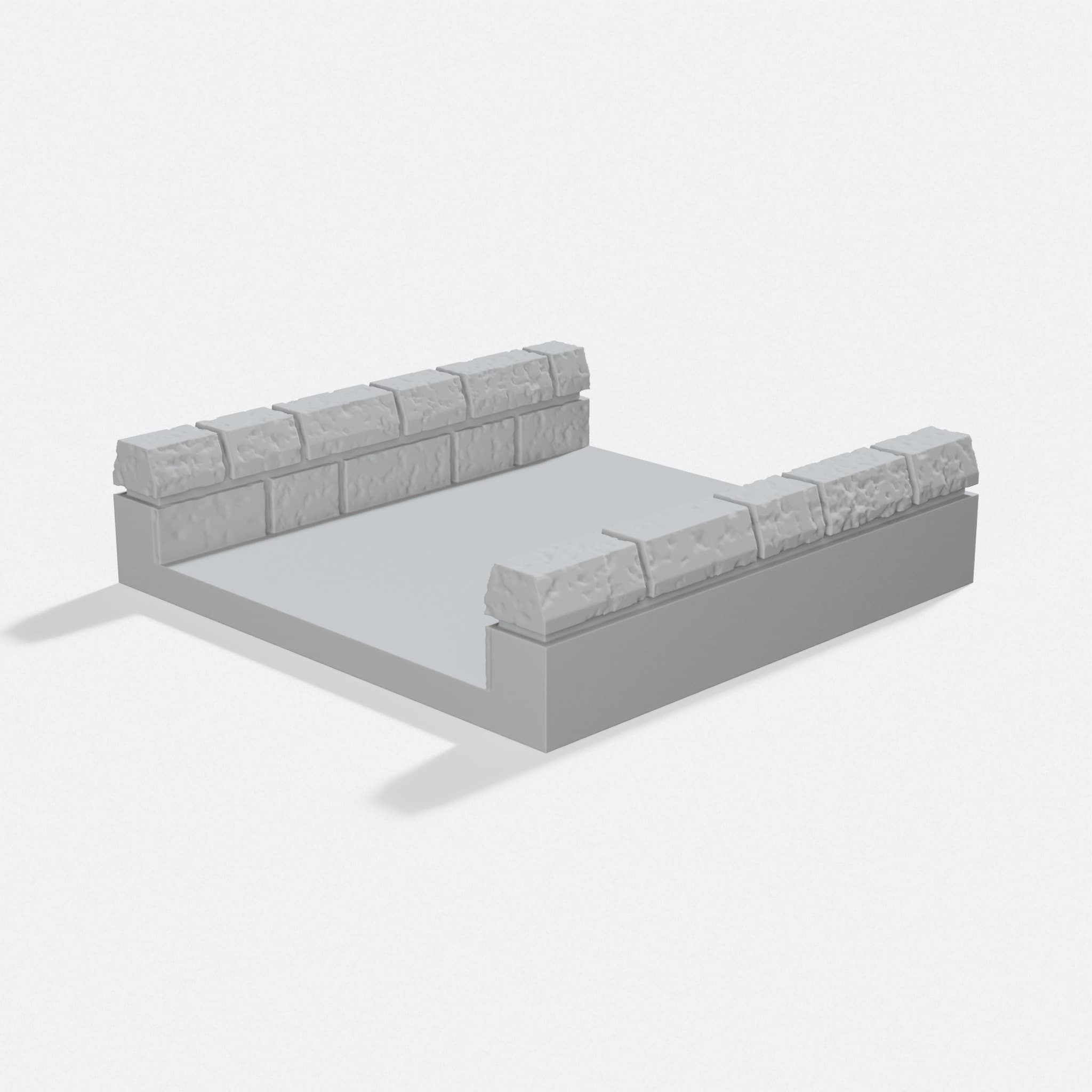 OpenForge Sewer Deep Sluice Tile Set, turn three quarter