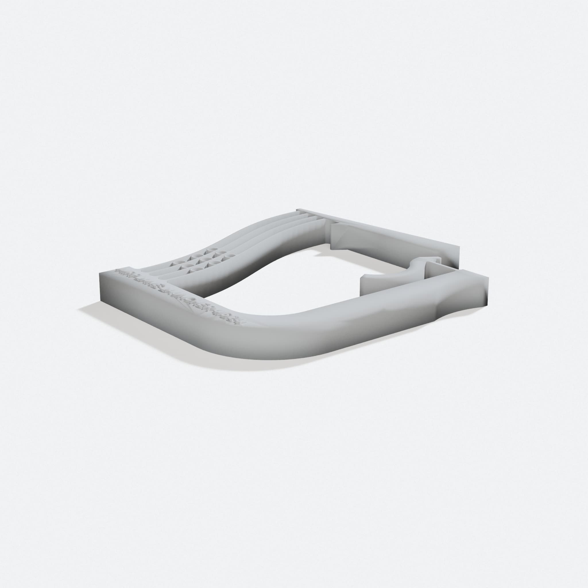 Compatible with Prusa: 3D Printed Paper Airplane Launcher, turn three quarter