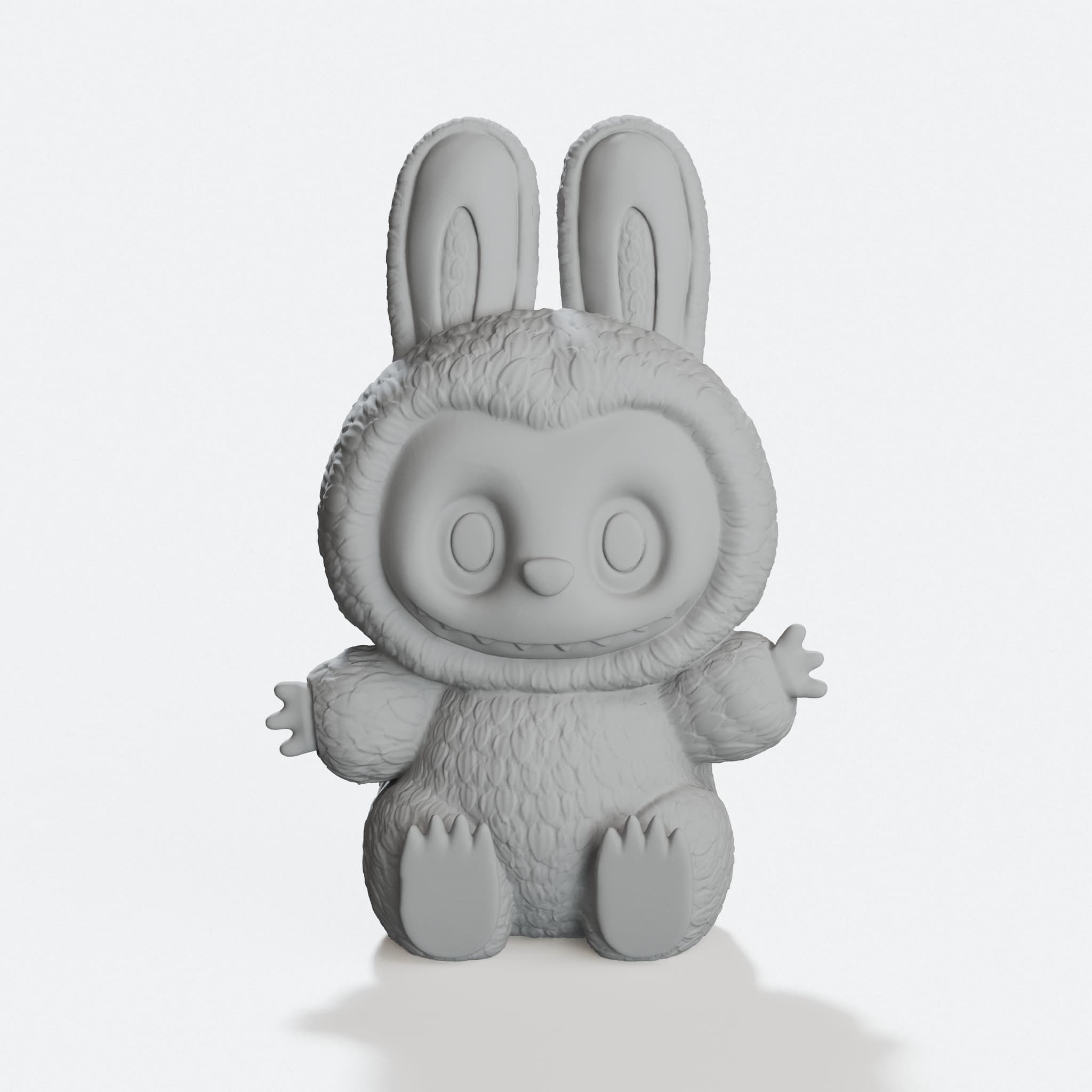 LABUBU HUGG 3D Printed Collectible Toy Figure, hero tilt