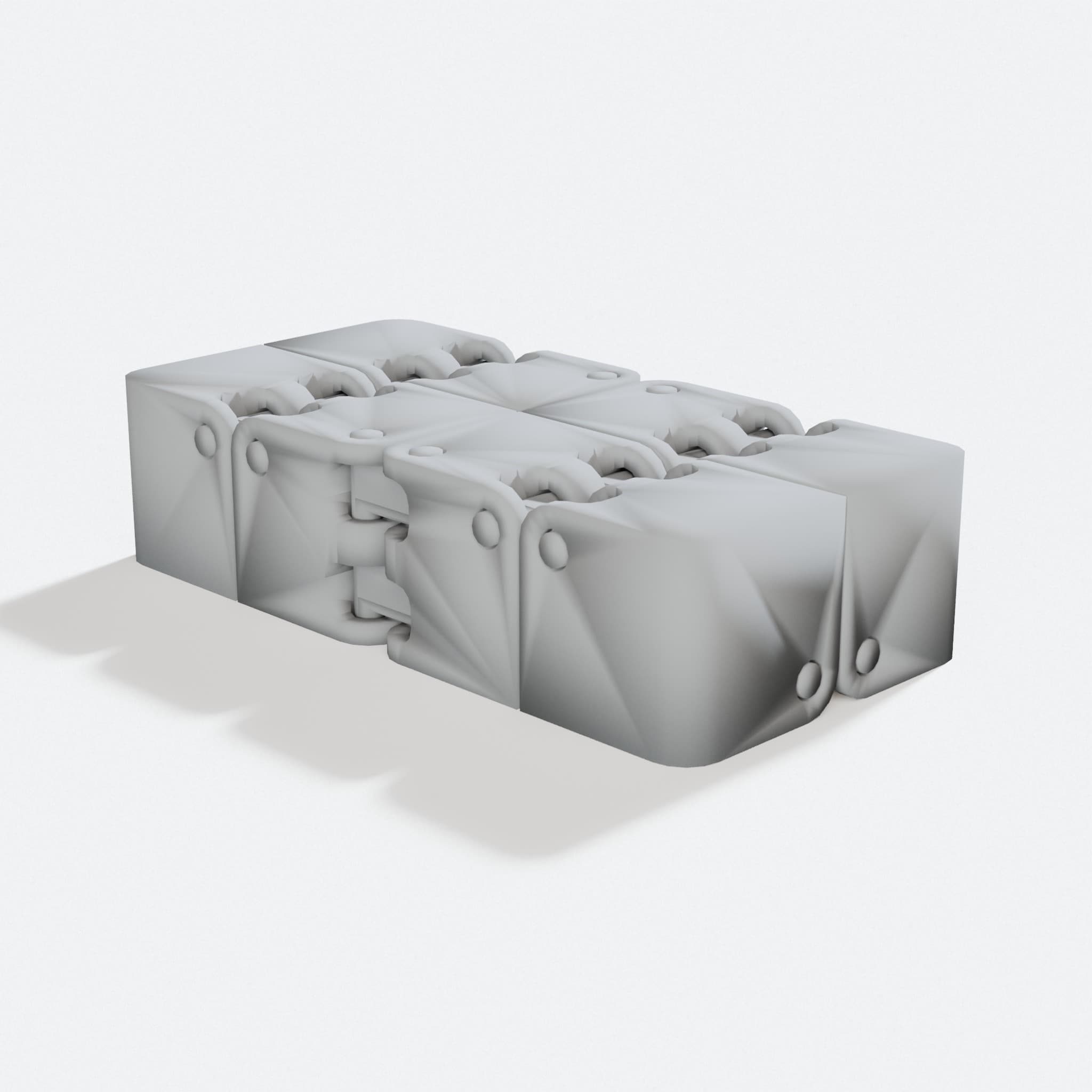 Kobayashi Fidget Cube - 3D Printed Fidget Toy, turn three quarter