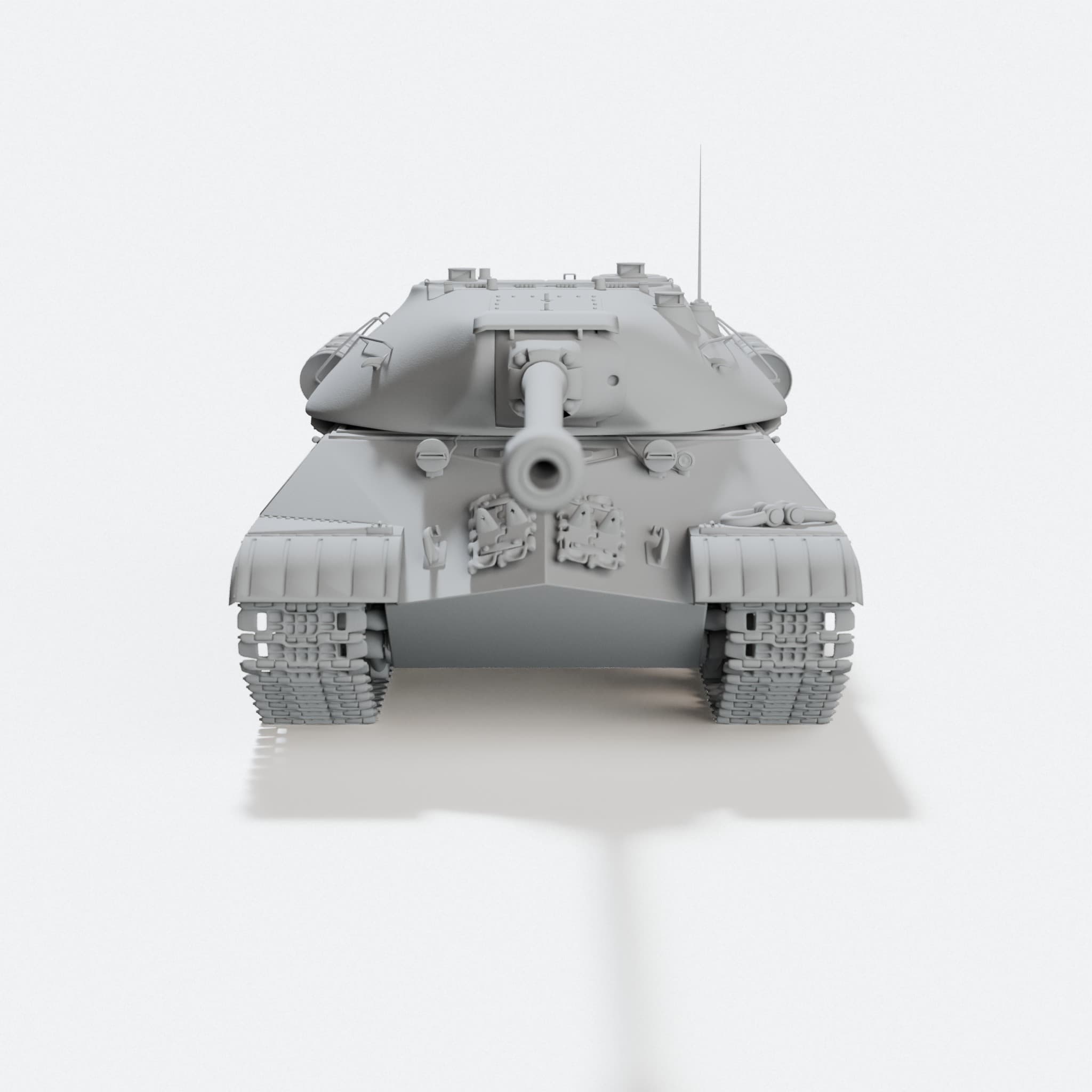 IS-3 Soviet Heavy Tank 3D Printable Model, hero tilt