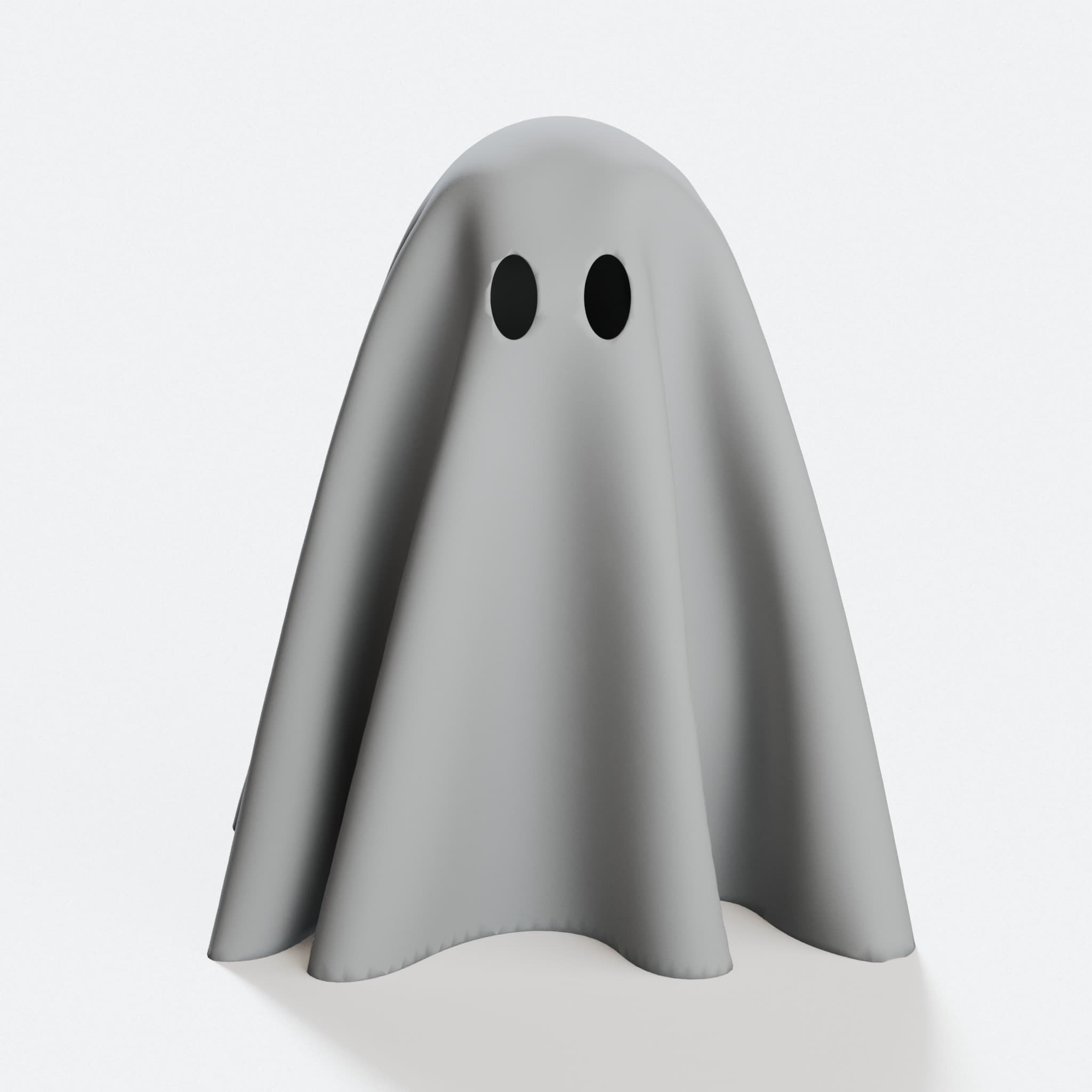 Ghost Sheet 3D Printed Ornament for Halloween, hero tilt