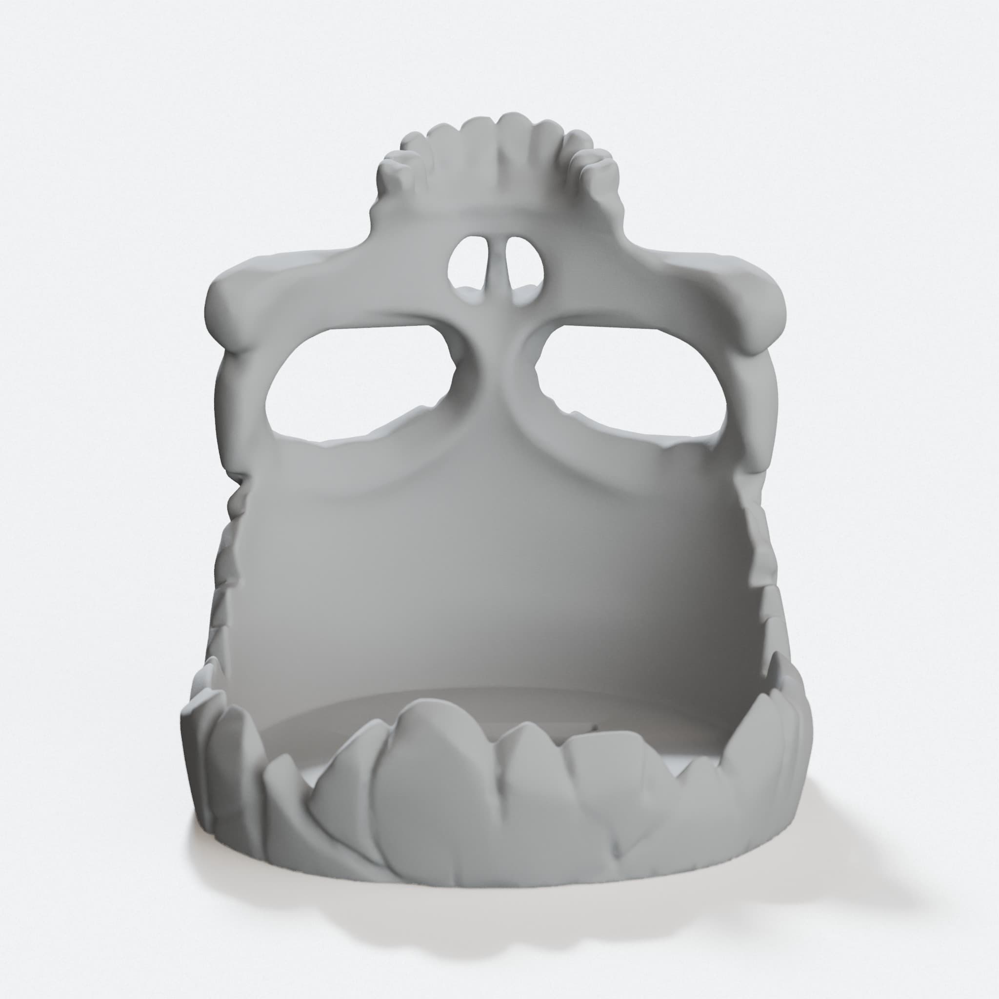 Quin Skull Mask 3D Printed Toy Accessory, hero tilt