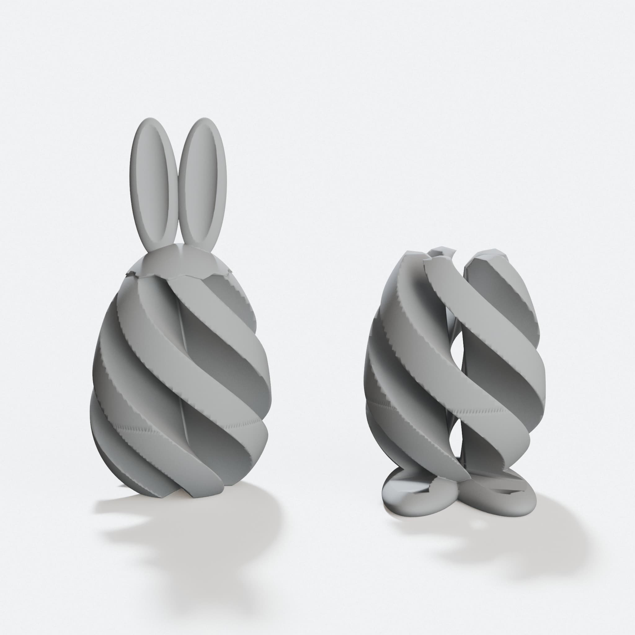 Easter Passthrough Fidget Egg - 3D Printed Spinner Toy, hero tilt