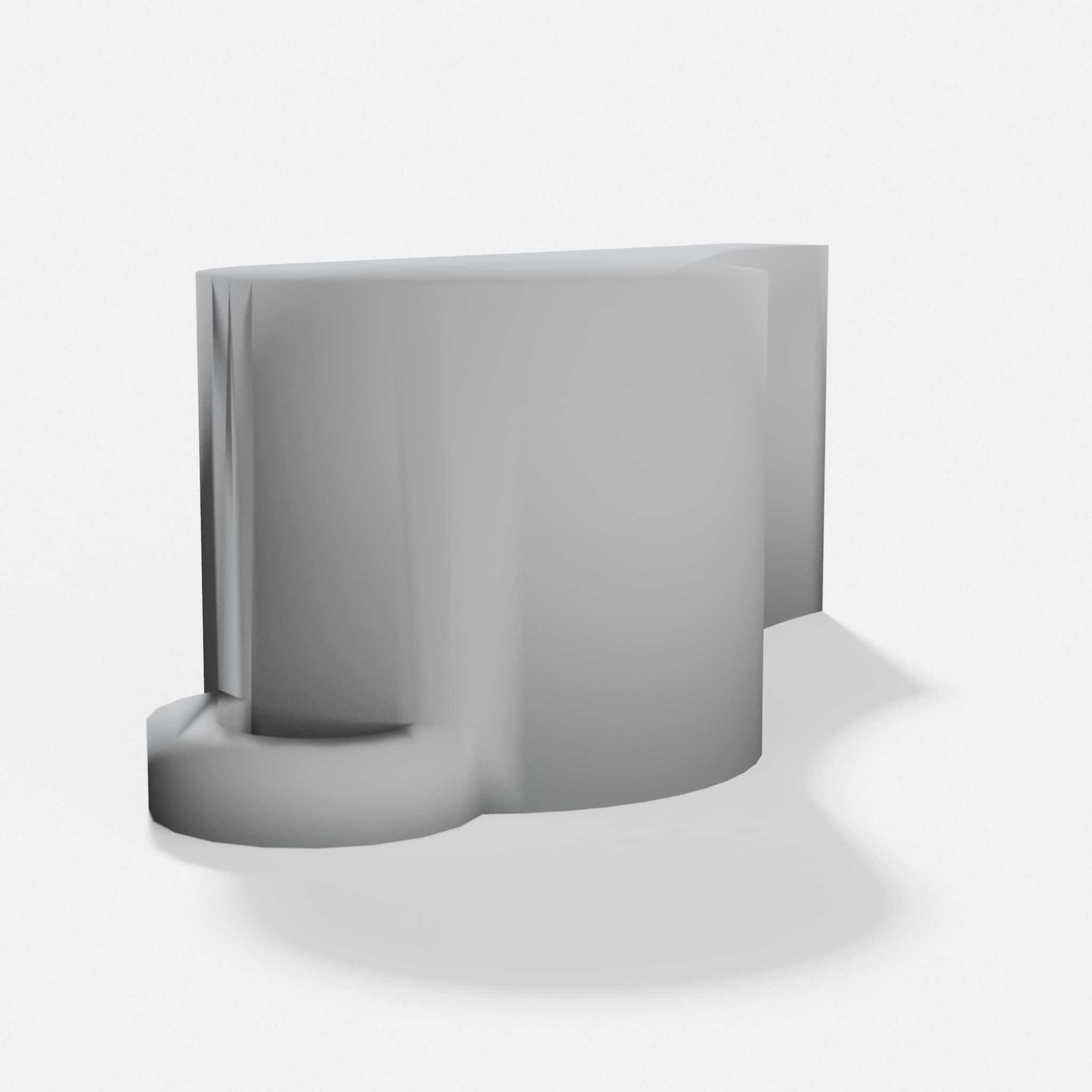 3D Printed Whistle Toy, Small Referee Design, hero tilt
