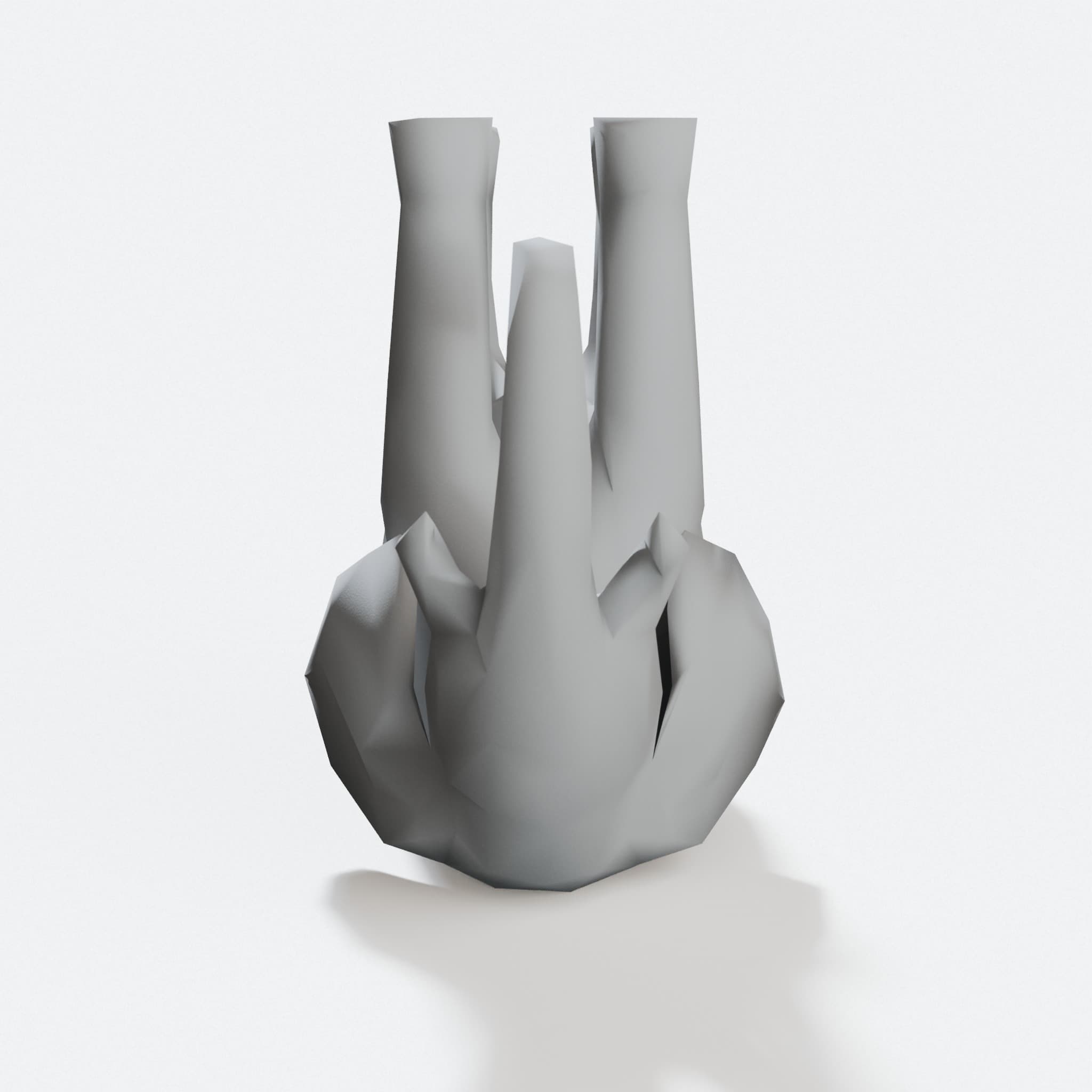 Low Poly Elephant 3D Printed Home Decor, hero tilt