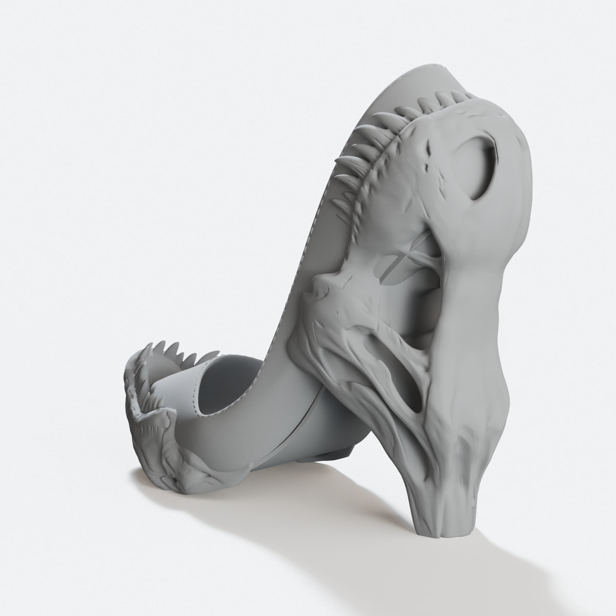 T-Rex High Heel 3D Printed Gift, hero tilt