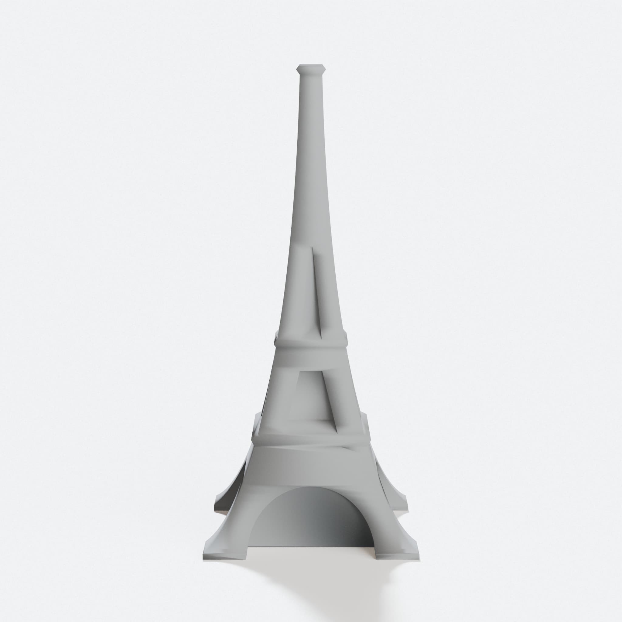 Eiffel Tower 3D Printed Bud Vase for Home Decor, hero tilt