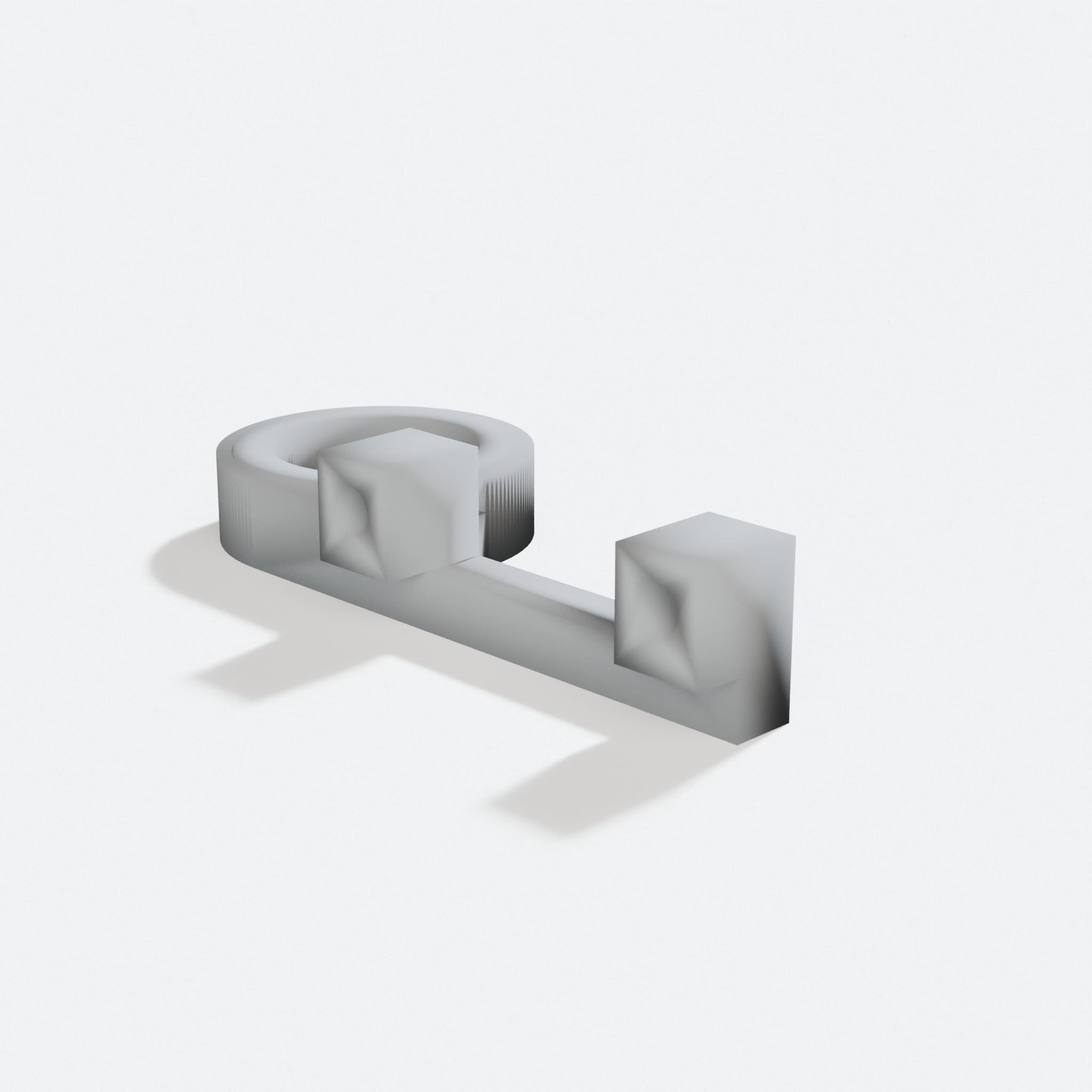 Anet A8 Inductive Sensor Bracket 12mm and 18mm, turn three quarter