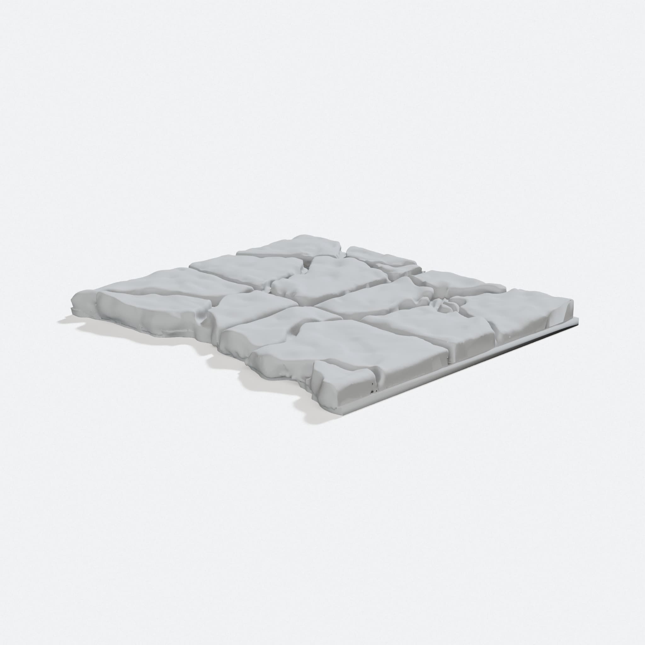 OpenForge 2.0 Shattered Floor Tile Set, turn three quarter